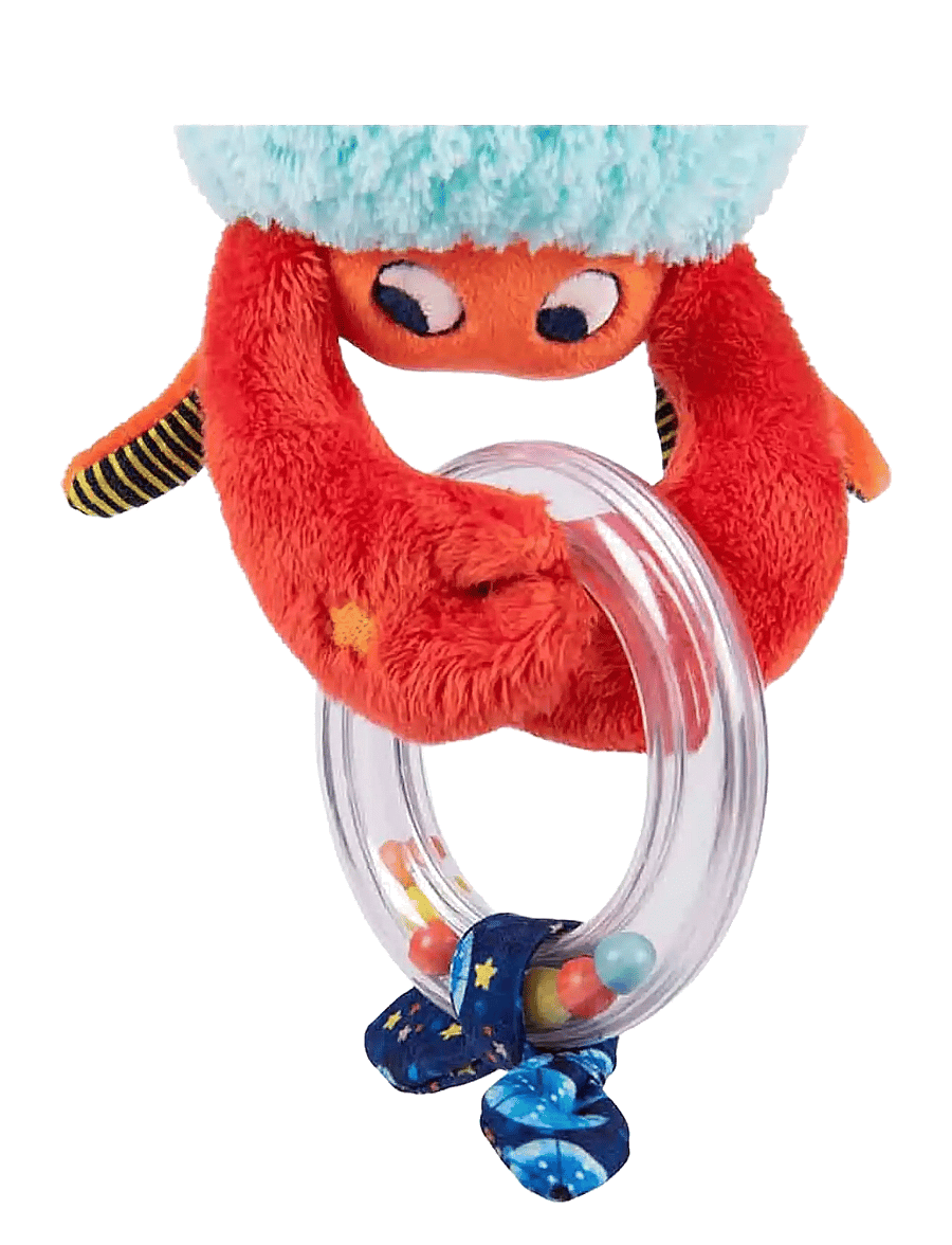 Moulin Roty - Activity Rattle - Hermit Crab - Les Aventures de Paulie - rangler - turqouise - 2