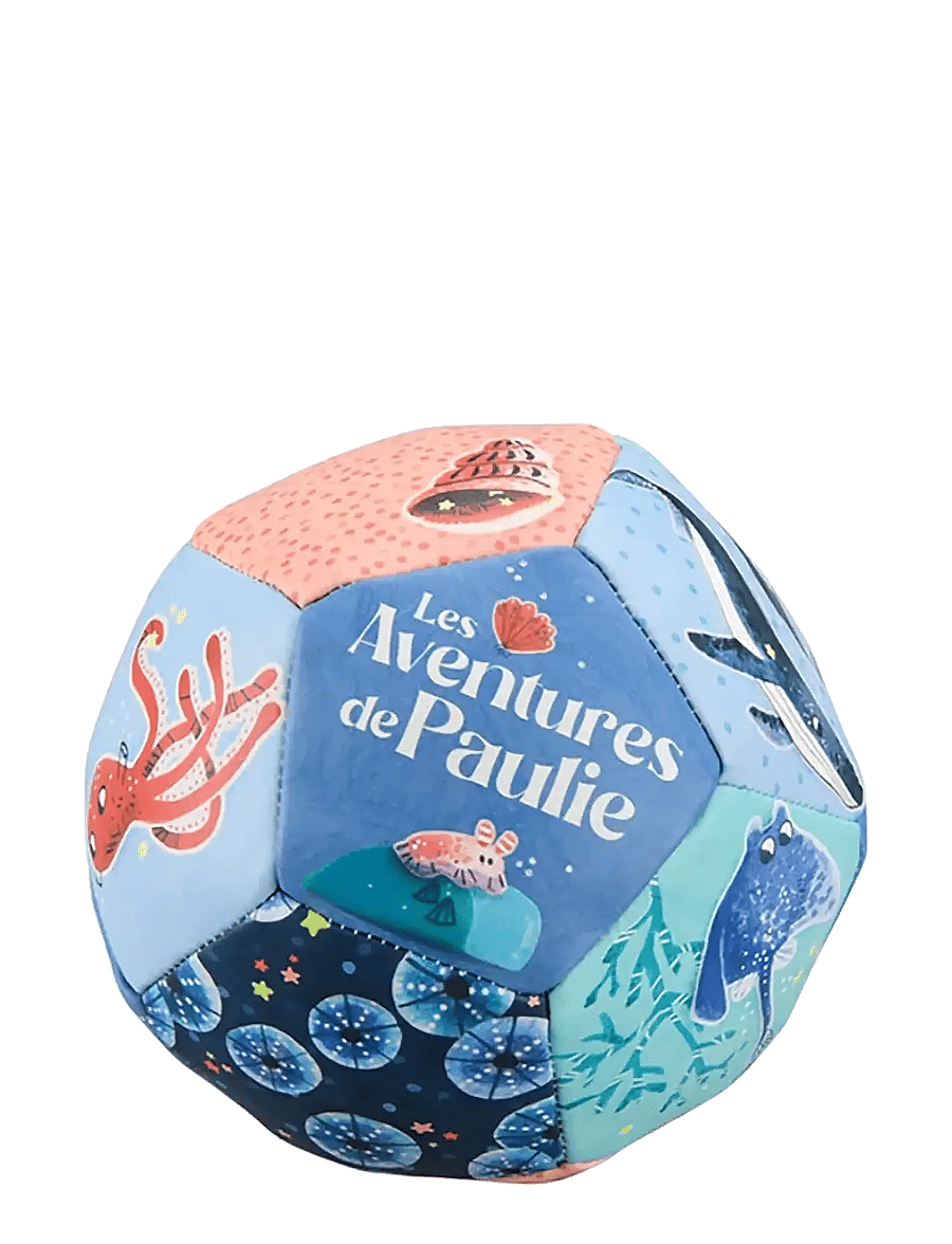 Moulin Roty - Soft Ball 10cm - Les Aventures de Paulie - fodbolde - blue - 0
