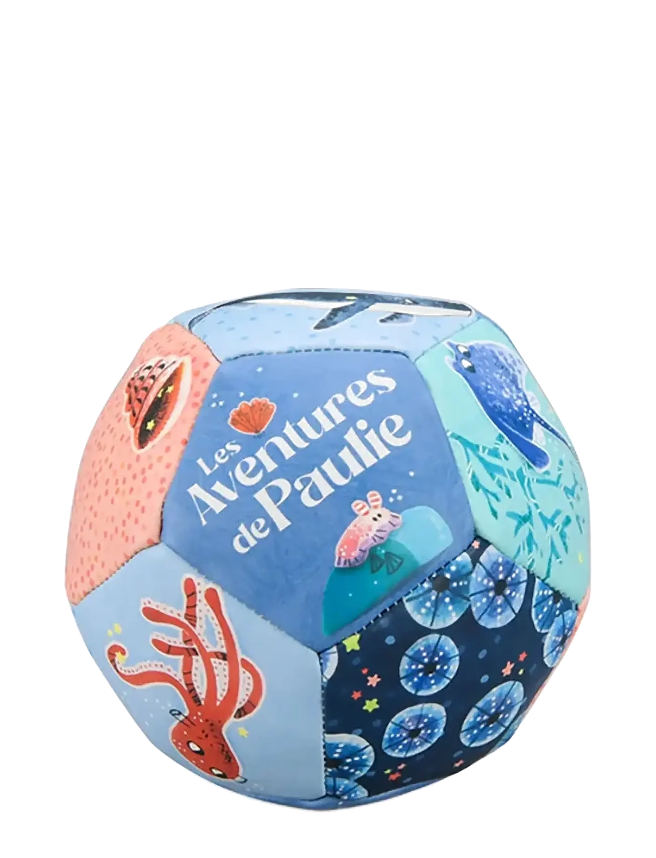 Moulin Roty - Soft Ball 10cm - Les Aventures de Paulie - fodbolde - blue - 1