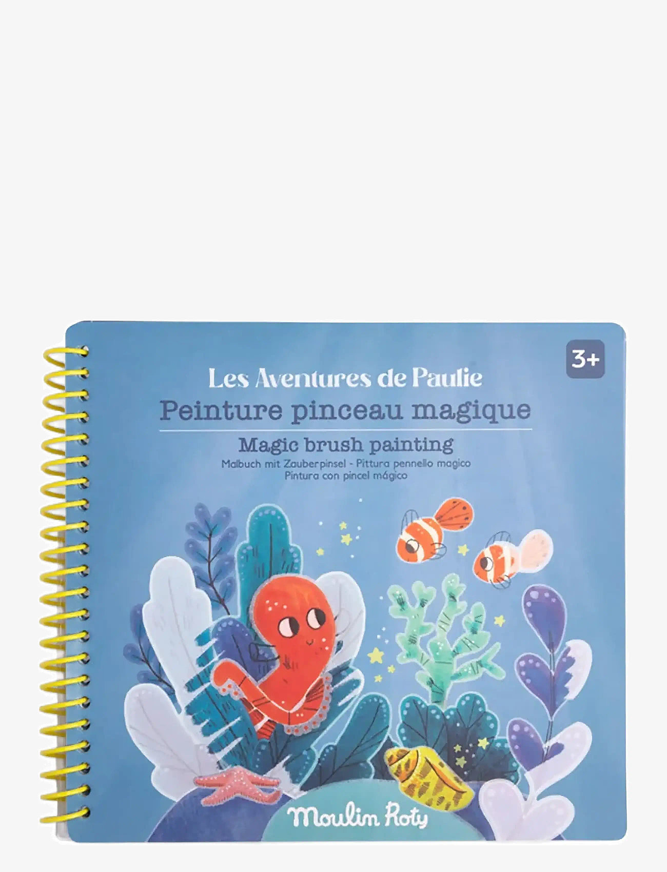 Moulin Roty - Magic Palette Painting - Les Aventures de Paulie - male- & kreabøger - blue - 0