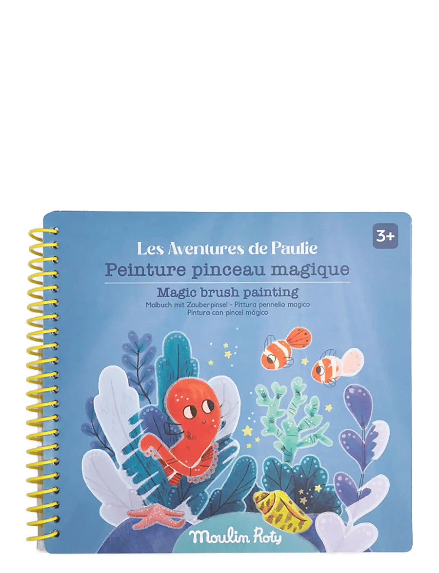 Moulin Roty - Magic Palette Painting - Les Aventures de Paulie - målar- & pysselböcker - blue - 0