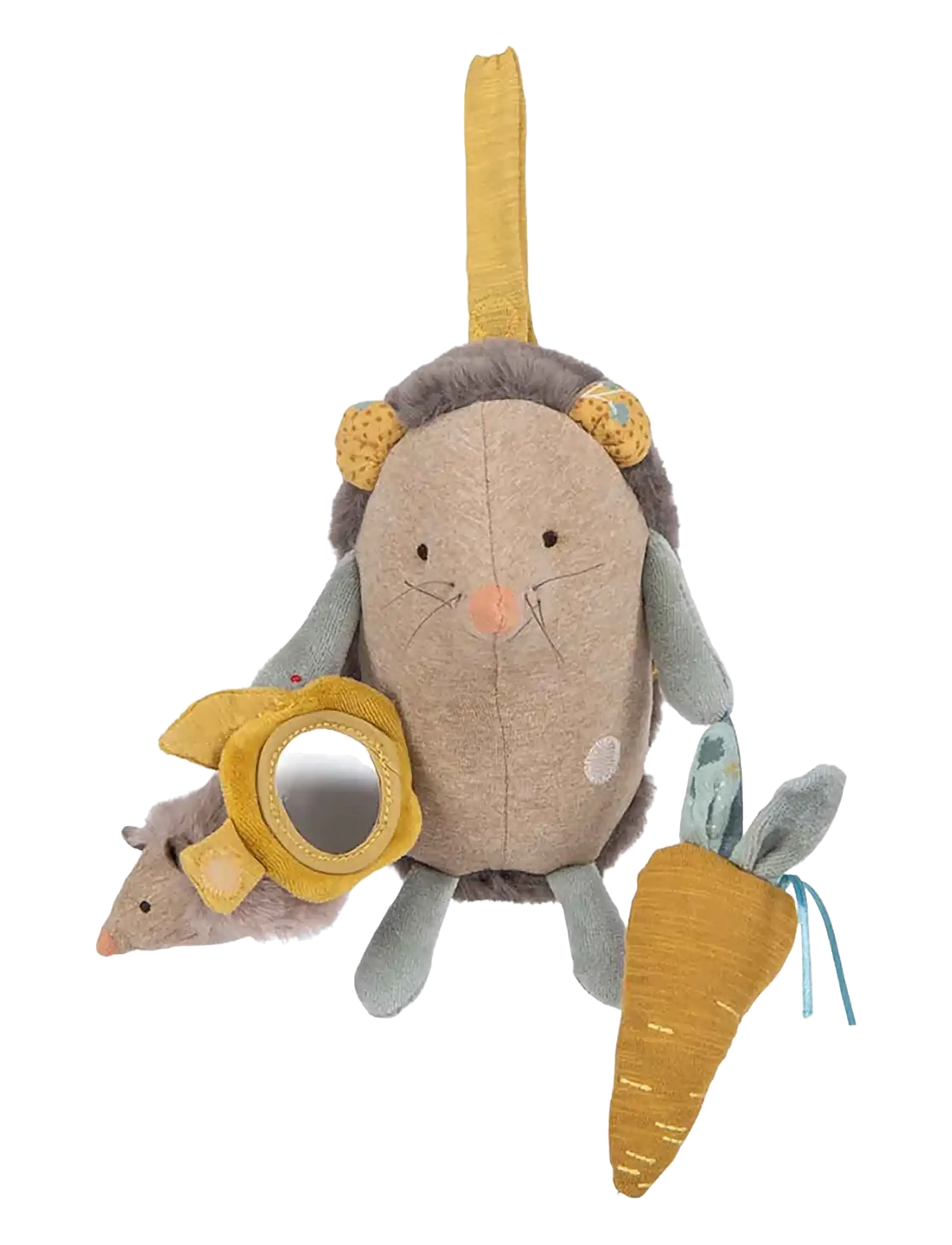 Moulin Roty Activity Rattle Hedgehog Trois Petits Lapins, Børn, Rattles, Multi/mønstret, Str: ONE SIZE