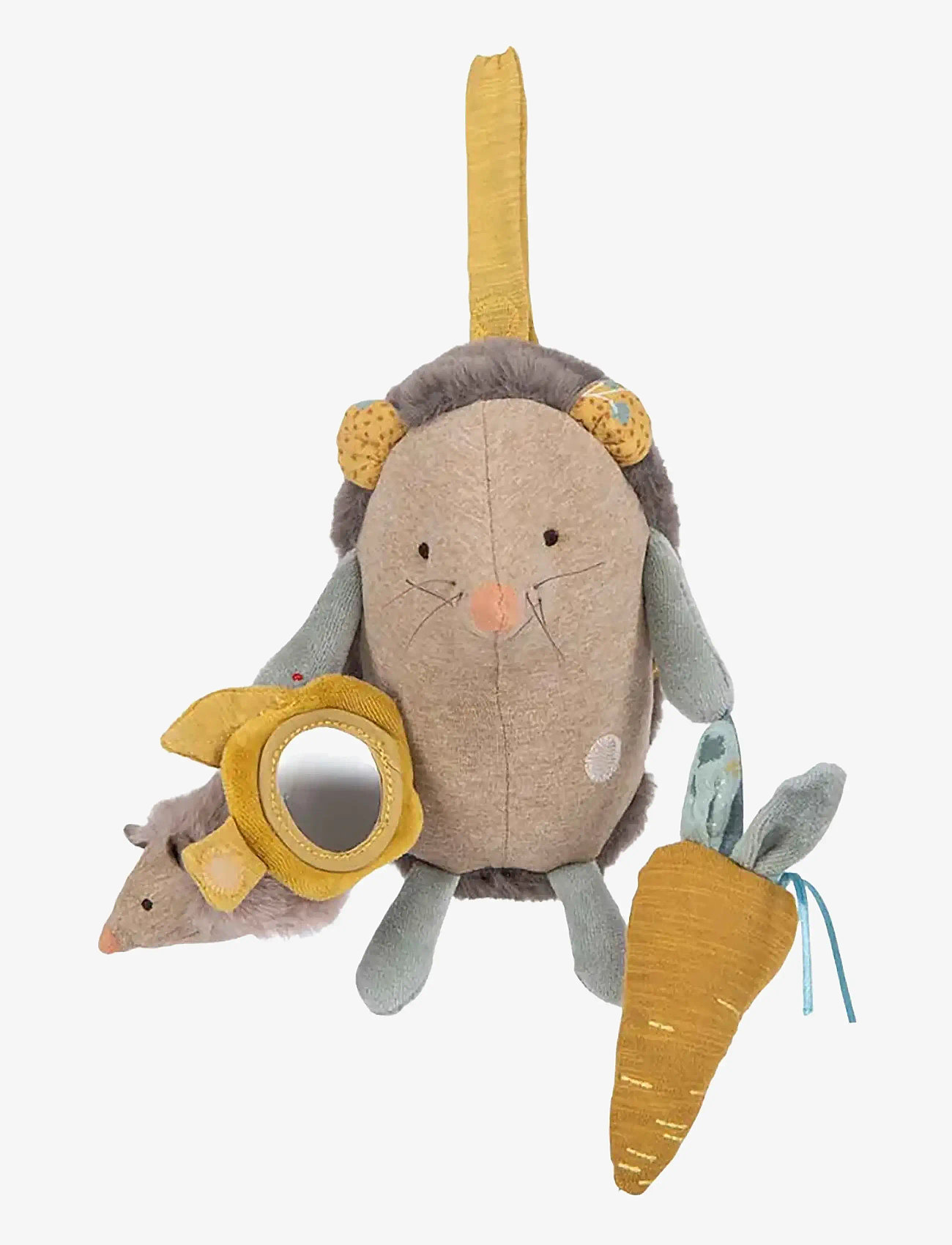 Moulin Roty - Activity Rattle - Hedgehog - Trois Petits Lapins - skallror - grey - 0