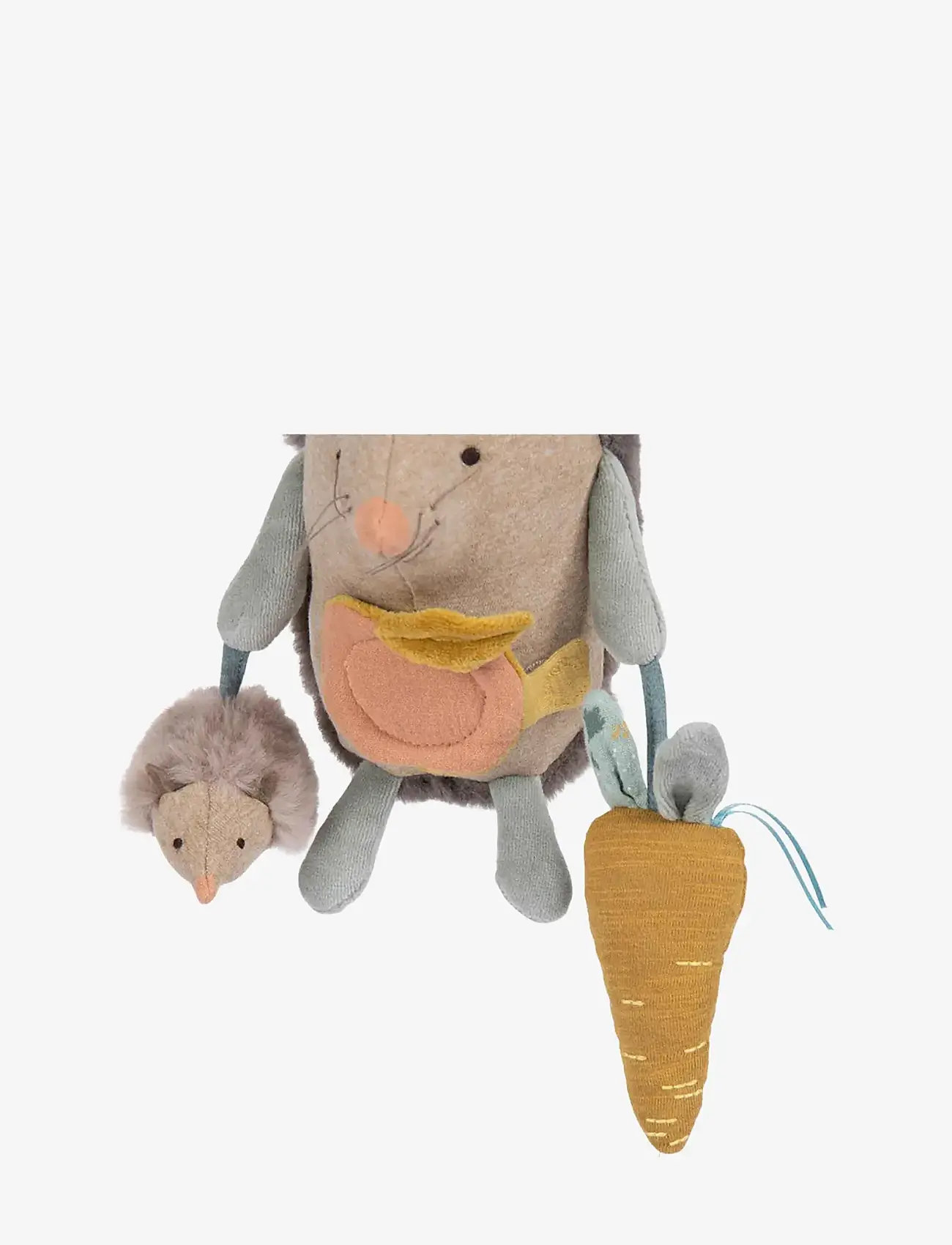 Moulin Roty - Activity Rattle - Hedgehog - Trois Petits Lapins - skallror - grey - 2