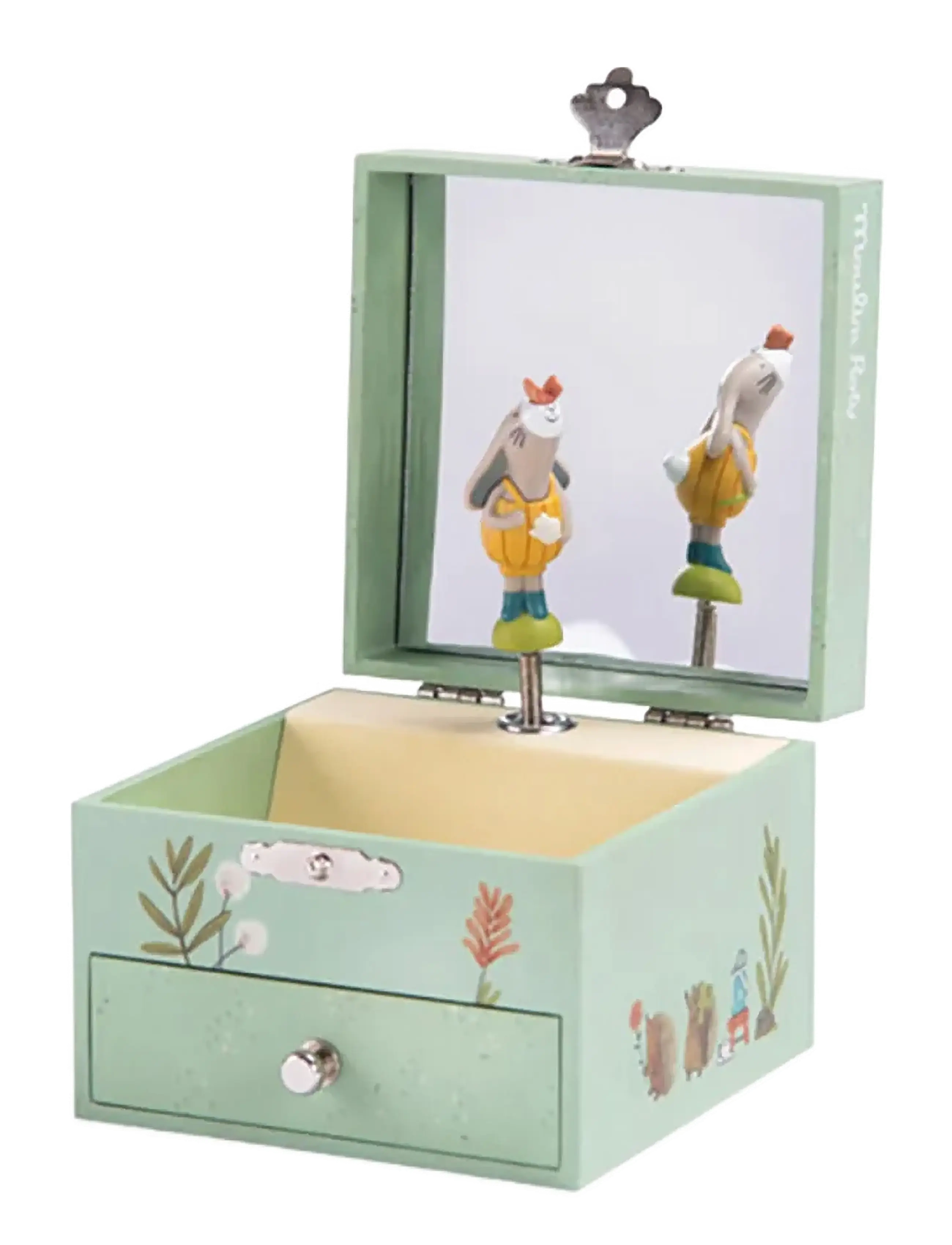 Moulin Roty Musical Jewellery Box - Trois Petits Lapins, One Size, Multi/patterned, Børnesmykker > Smykkeskrin, Børn