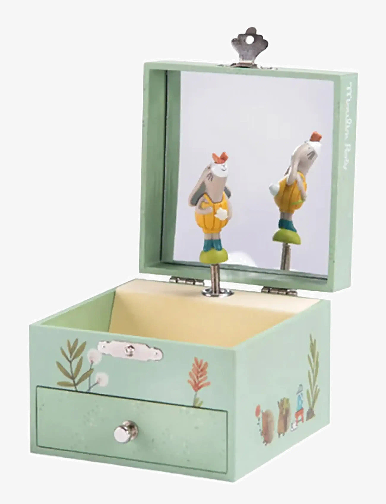 Moulin Roty - Musical Jewellery Box - Trois Petits Lapins - jewellery boxes - salvie - 0