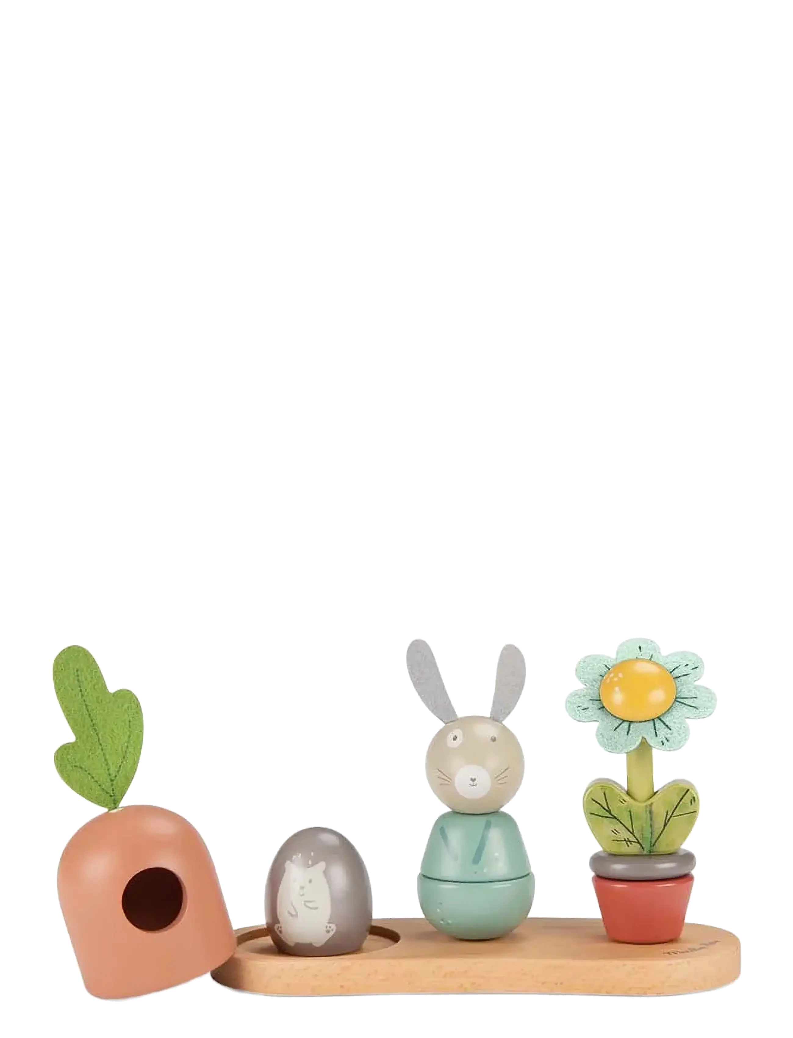 Moulin Roty - Activity Toy - Stacking Garden - Trois Petits Lapins - stapelbara klossar - multi - 1