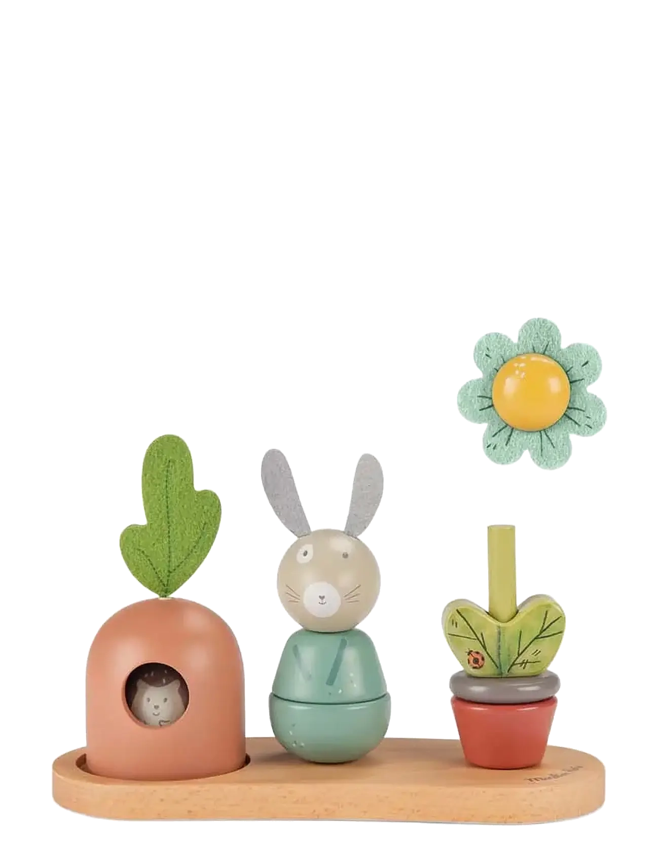 Moulin Roty - Activity Toy - Stacking Garden - Trois Petits Lapins - stapelbara klossar - multi - 2