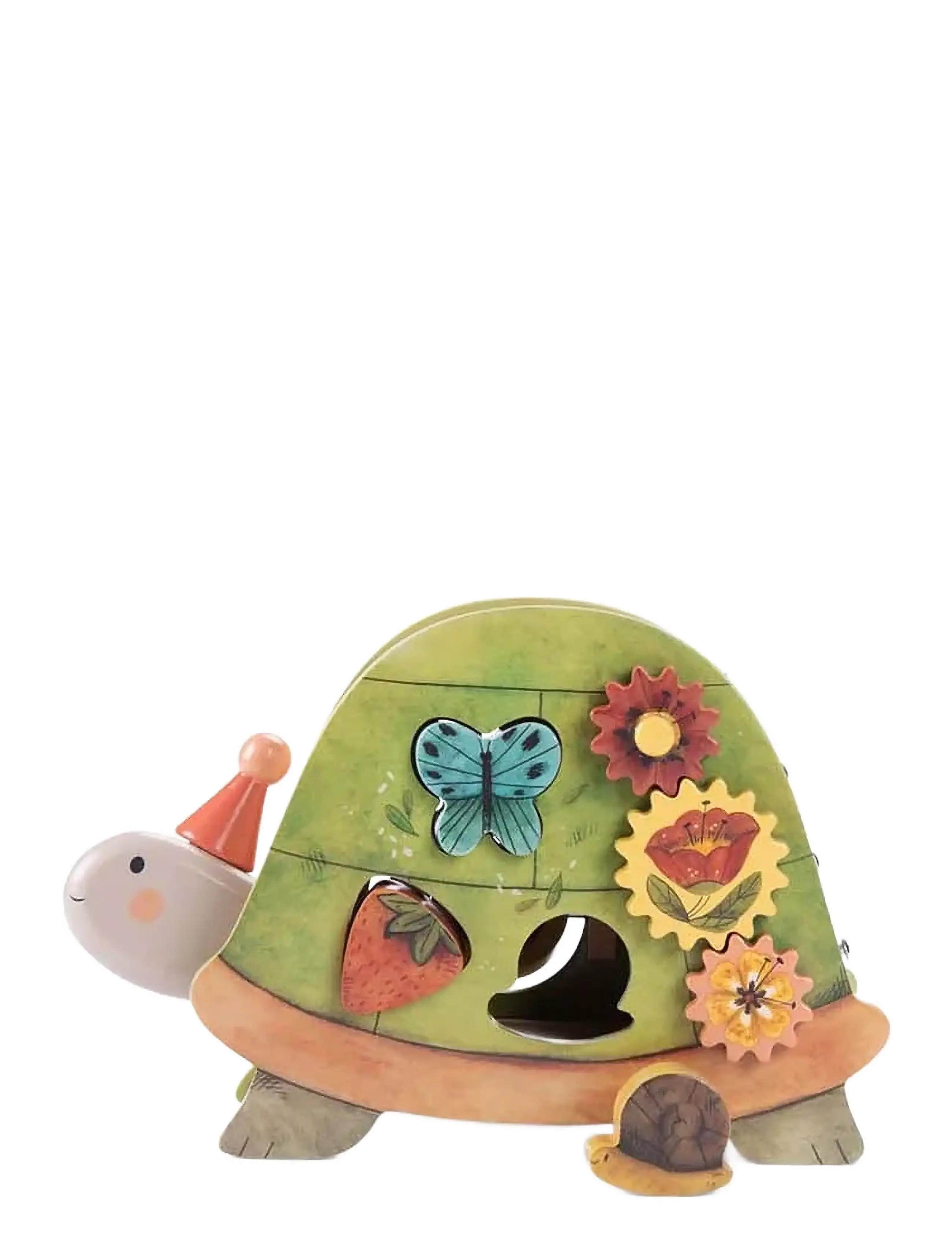 Moulin Roty Activity Turtle - Trois Petits Lapins - Gagnvirk leikföng - GREEN / multi