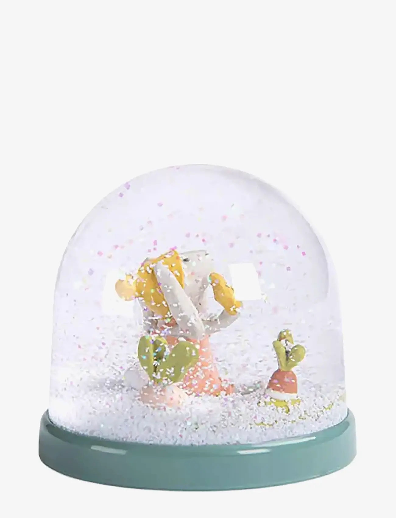 Moulin Roty - Snow Globe with Rabbit - Trois Petits Lapins - snöglober - salvie - 1