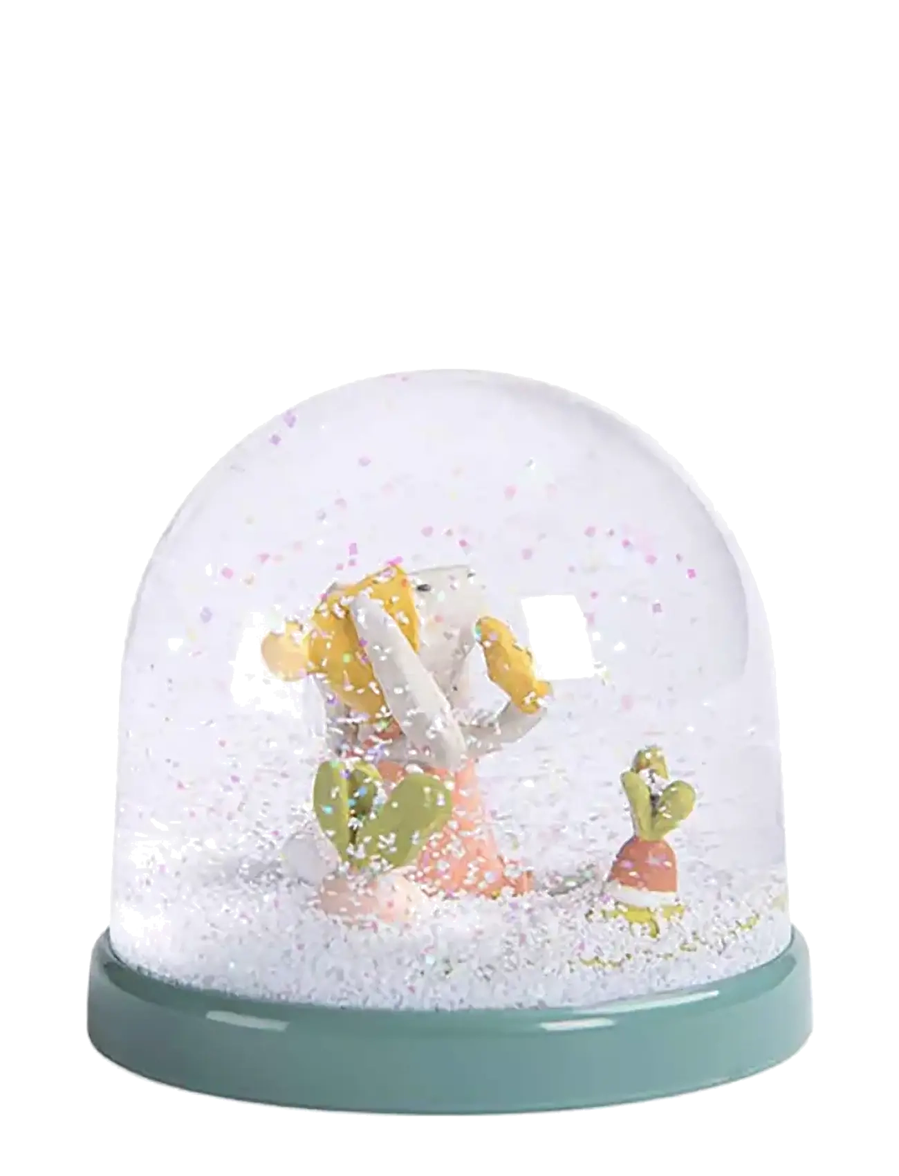 Moulin Roty - Snow Globe with Rabbit - Trois Petits Lapins - snöglober - salvie - 1
