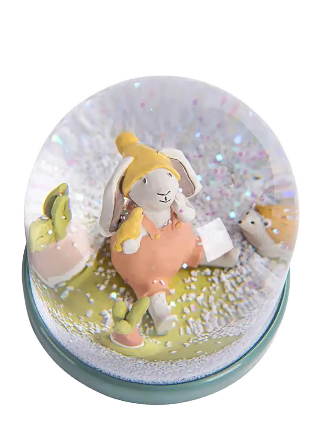 Moulin Roty - Snow Globe with Rabbit - Trois Petits Lapins - snöglober - salvie - 2