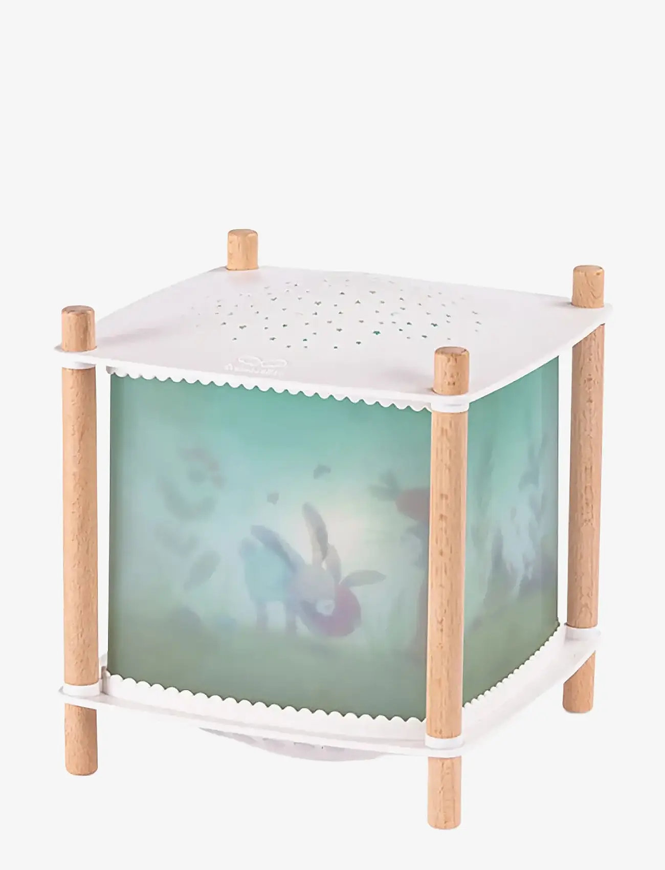 Moulin Roty - Magic Lantern with Bluetooth - Trois Petits Lapins - night lamps - salvie - 0