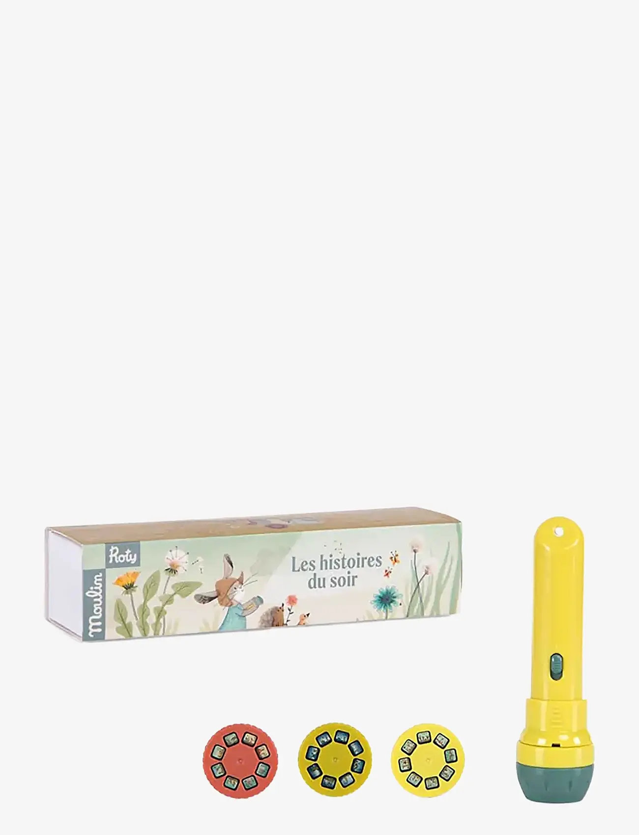 Moulin Roty - Storybook Torch - Trois Petits Lapins - yellow - 1