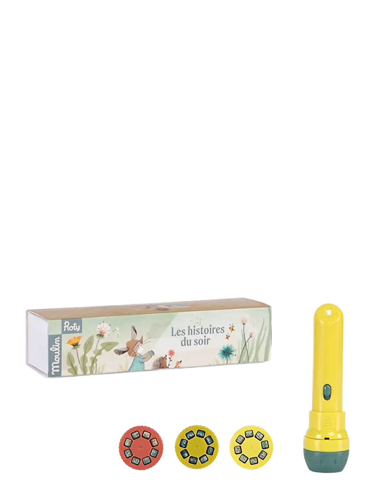 Moulin Roty - Storybook Torch - Trois Petits Lapins - yellow - 1