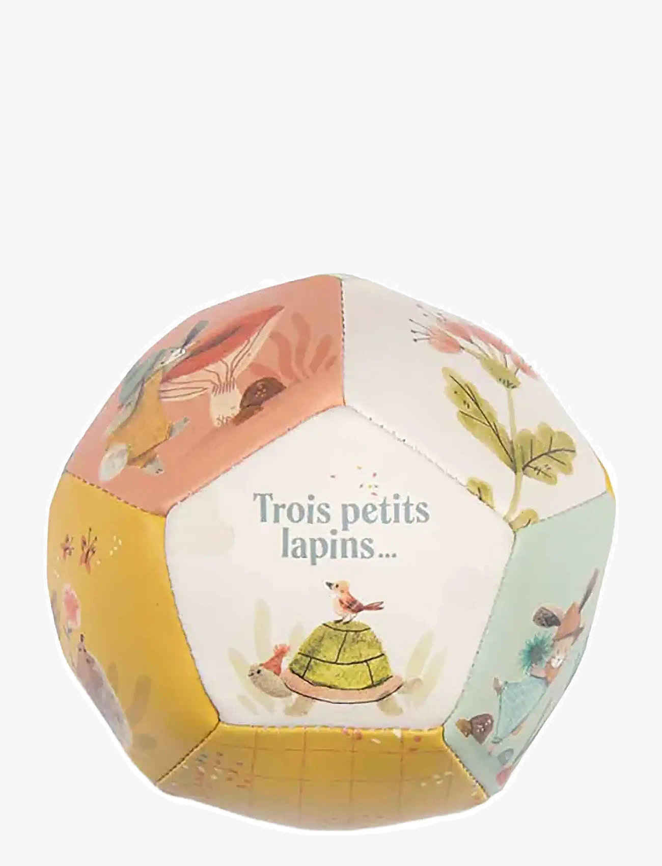 Moulin Roty - Soft Ball 10cm - Trois Petits Lapins - bamser - ochre - 1
