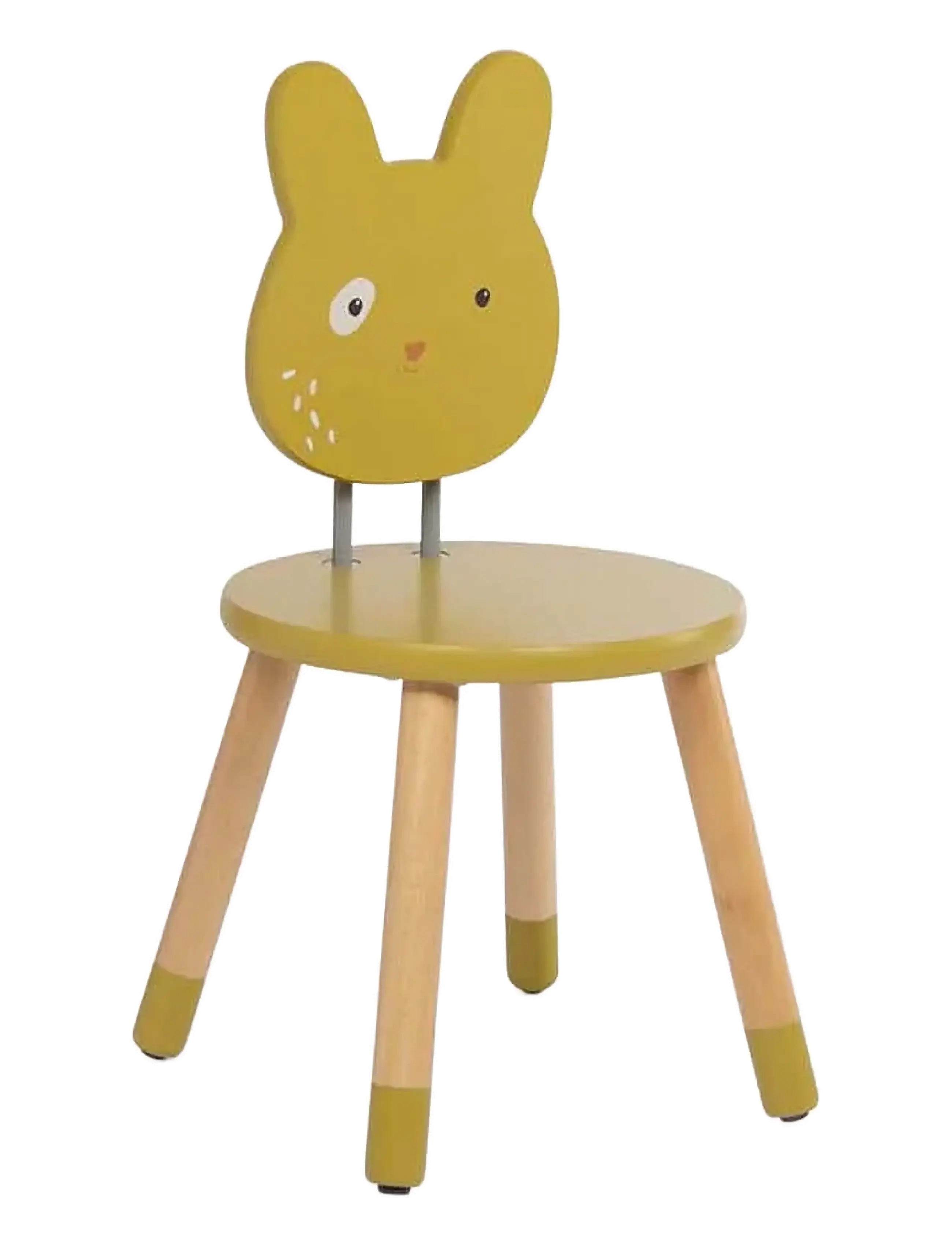 Moulin Roty Children's Furniture - Ochre Chair - Trois Petits Lapins, One Size, Multi/patterned, Møbler > Stole Og Skamler, Børn