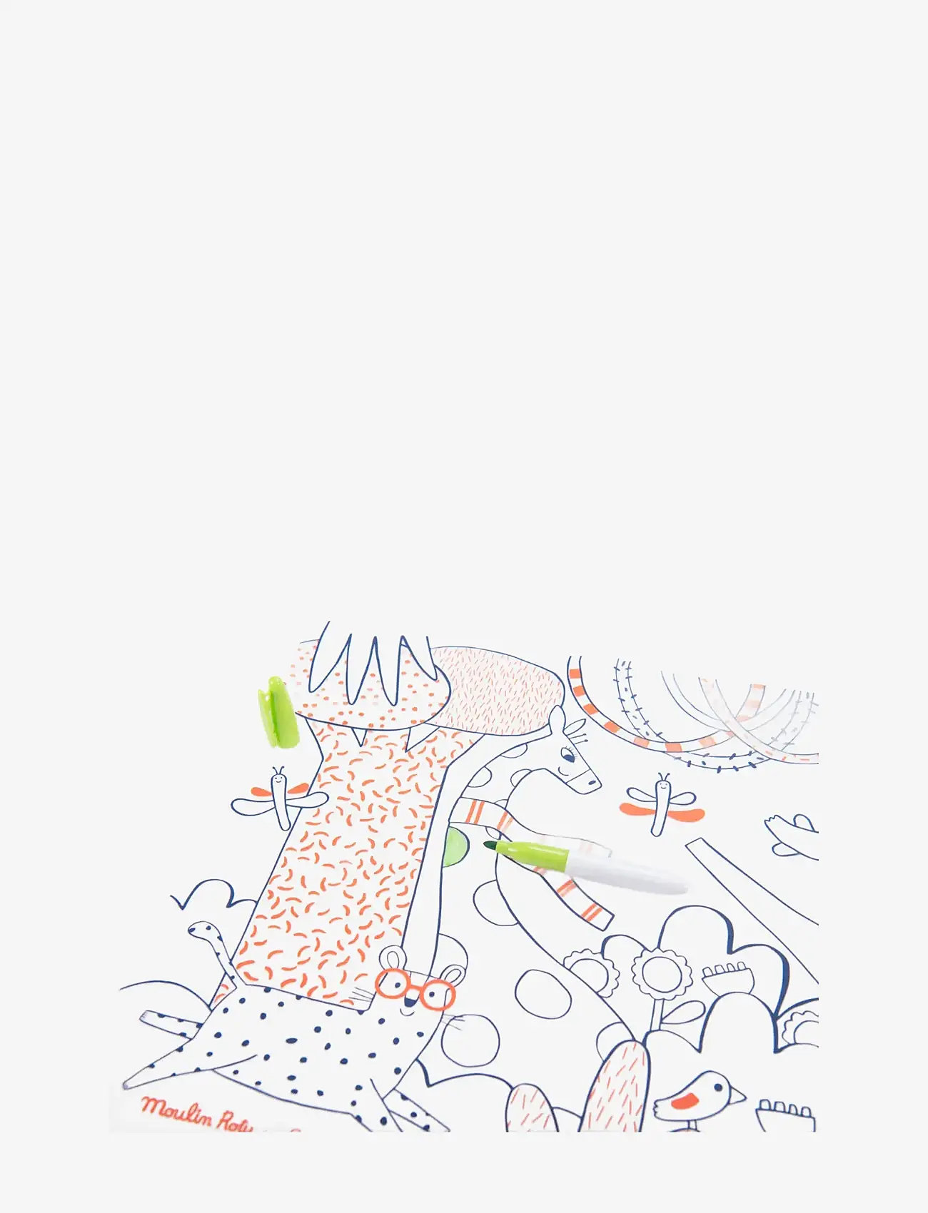 Moulin Roty - Silicone Colouring Set - Les Toupitis - male- & kreabøger - purple - 1