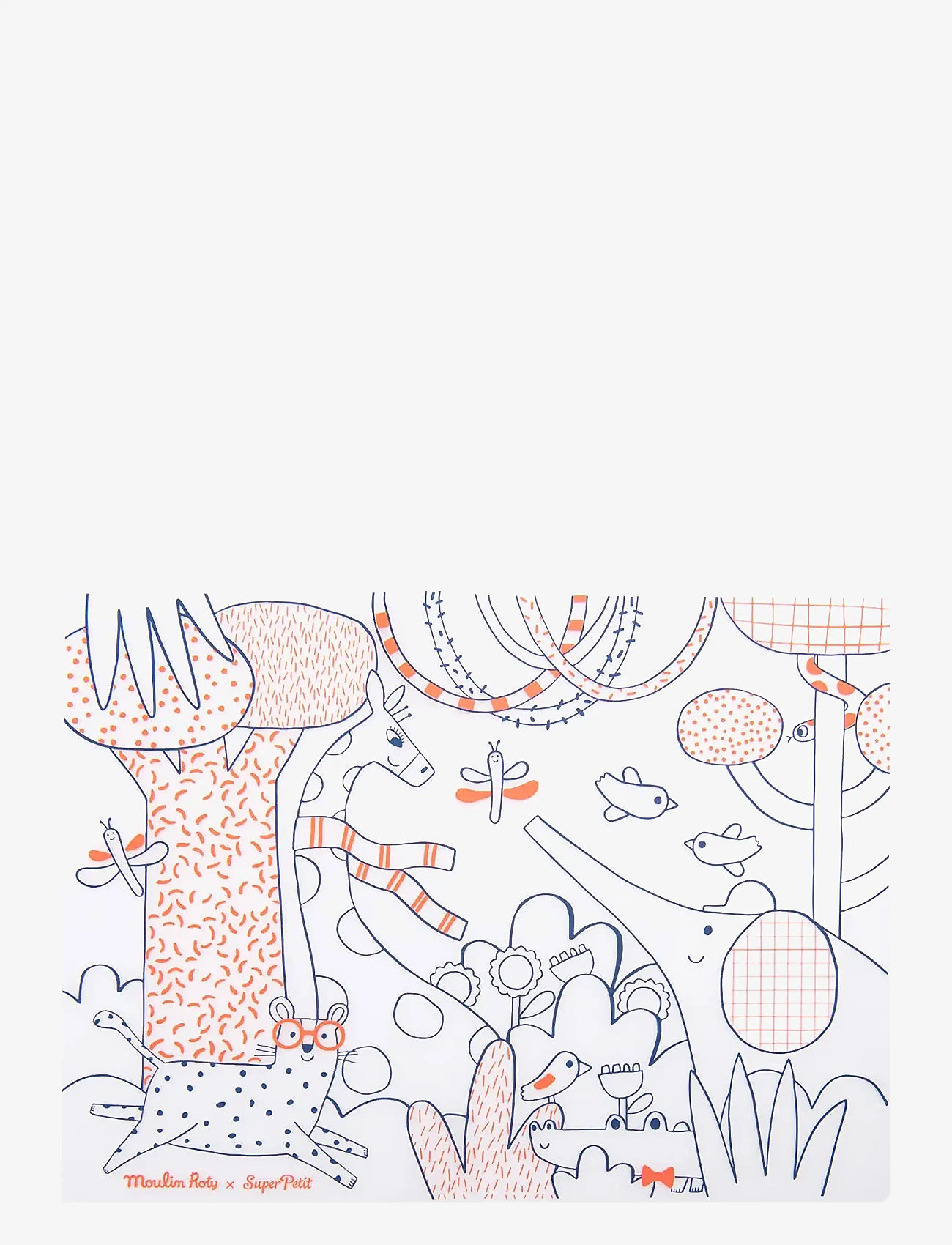 Moulin Roty - Silicone Colouring Set - Les Toupitis - male- & kreabøger - purple - 3