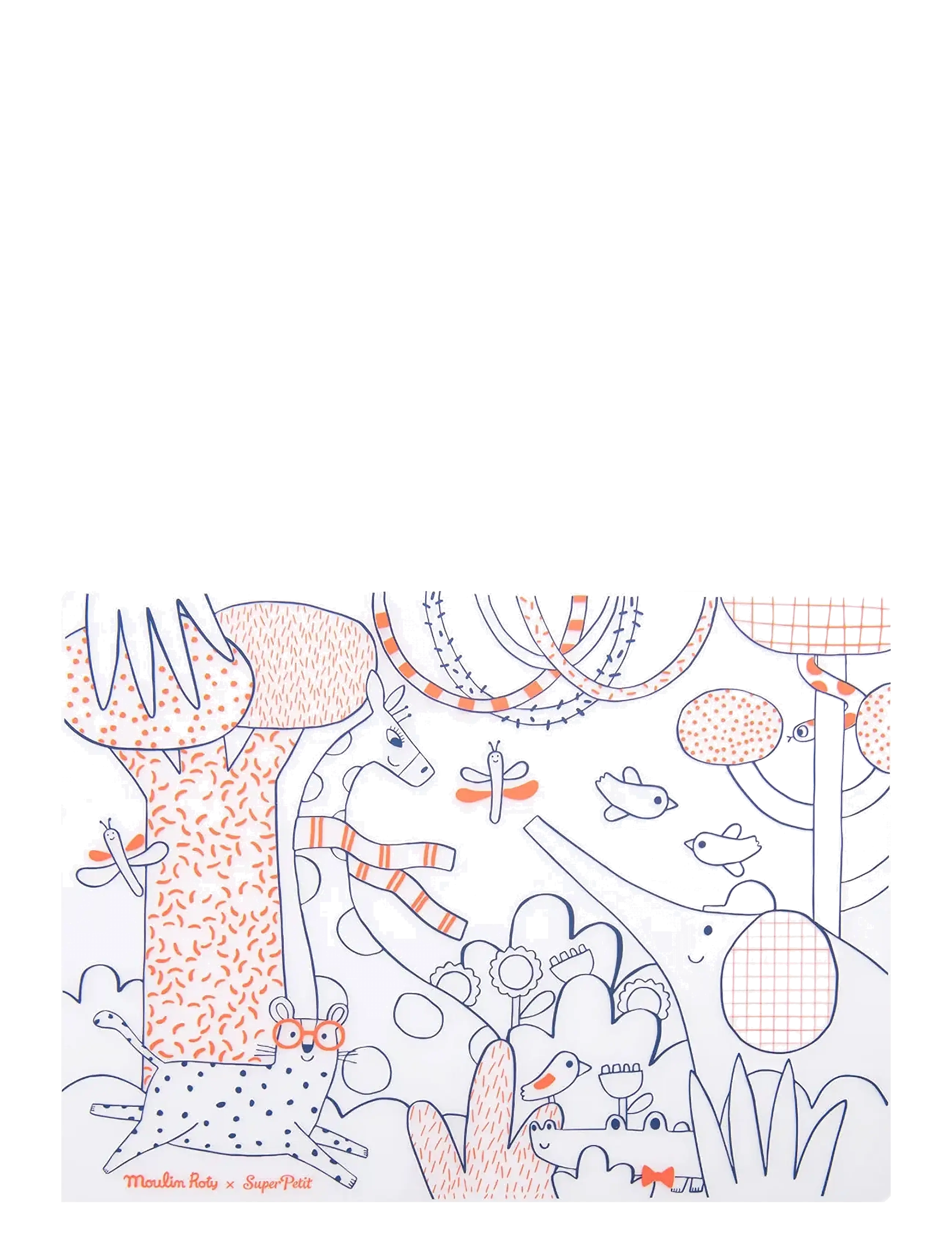 Moulin Roty - Silicone Colouring Set - Les Toupitis - målar- & pysselböcker - purple - 3