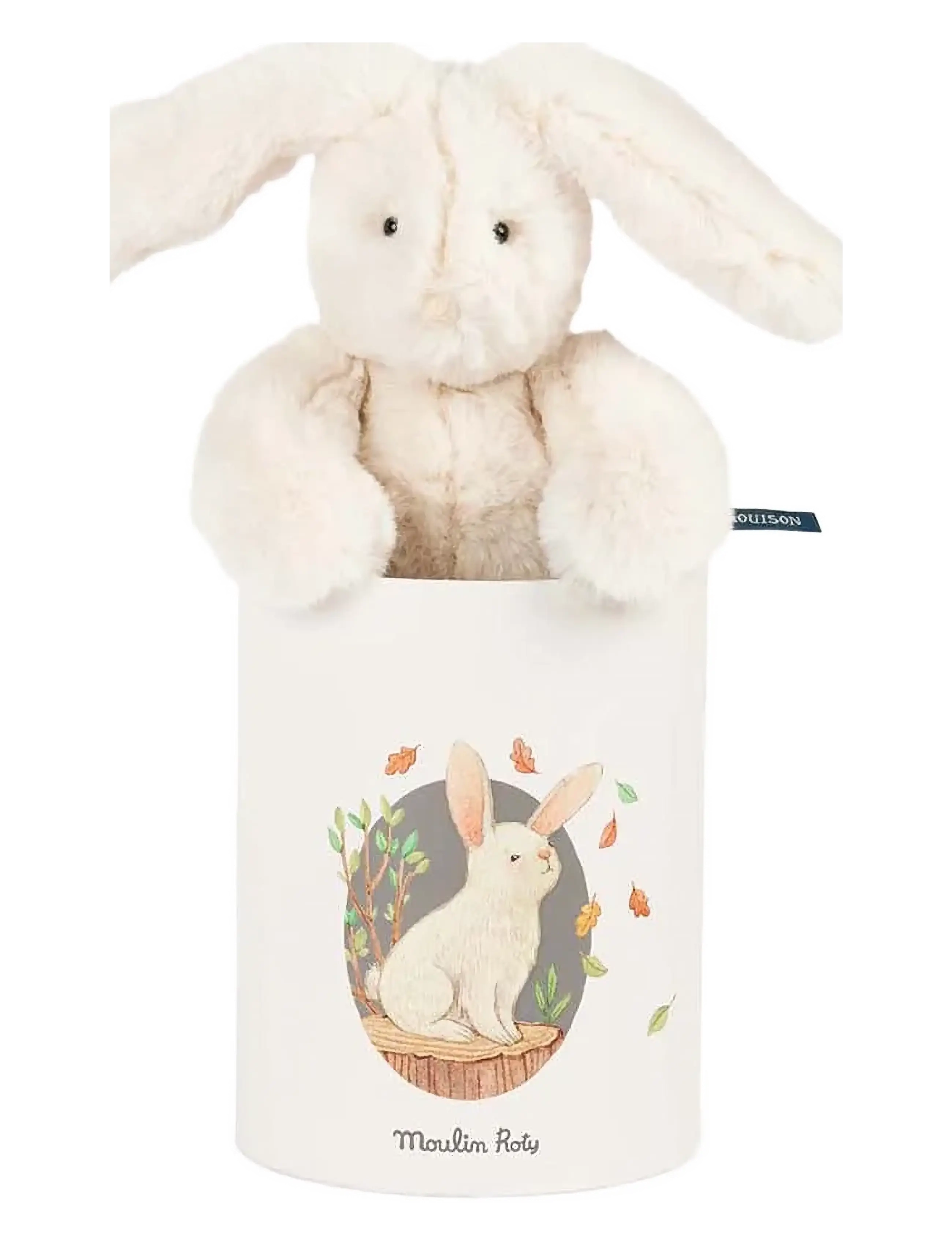 Moulin Roty Louison the Rabbit 28 cm - Arthur & Louison - Tøjdyr - WHITE / cream