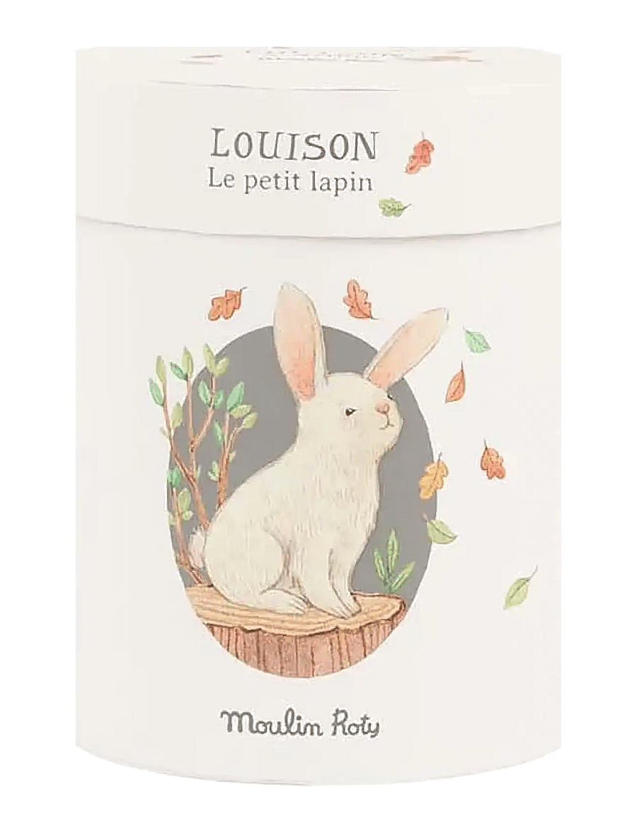 Moulin Roty - Louison the Rabbit 28 cm - Arthur & Louison - tøjdyr - white - 3