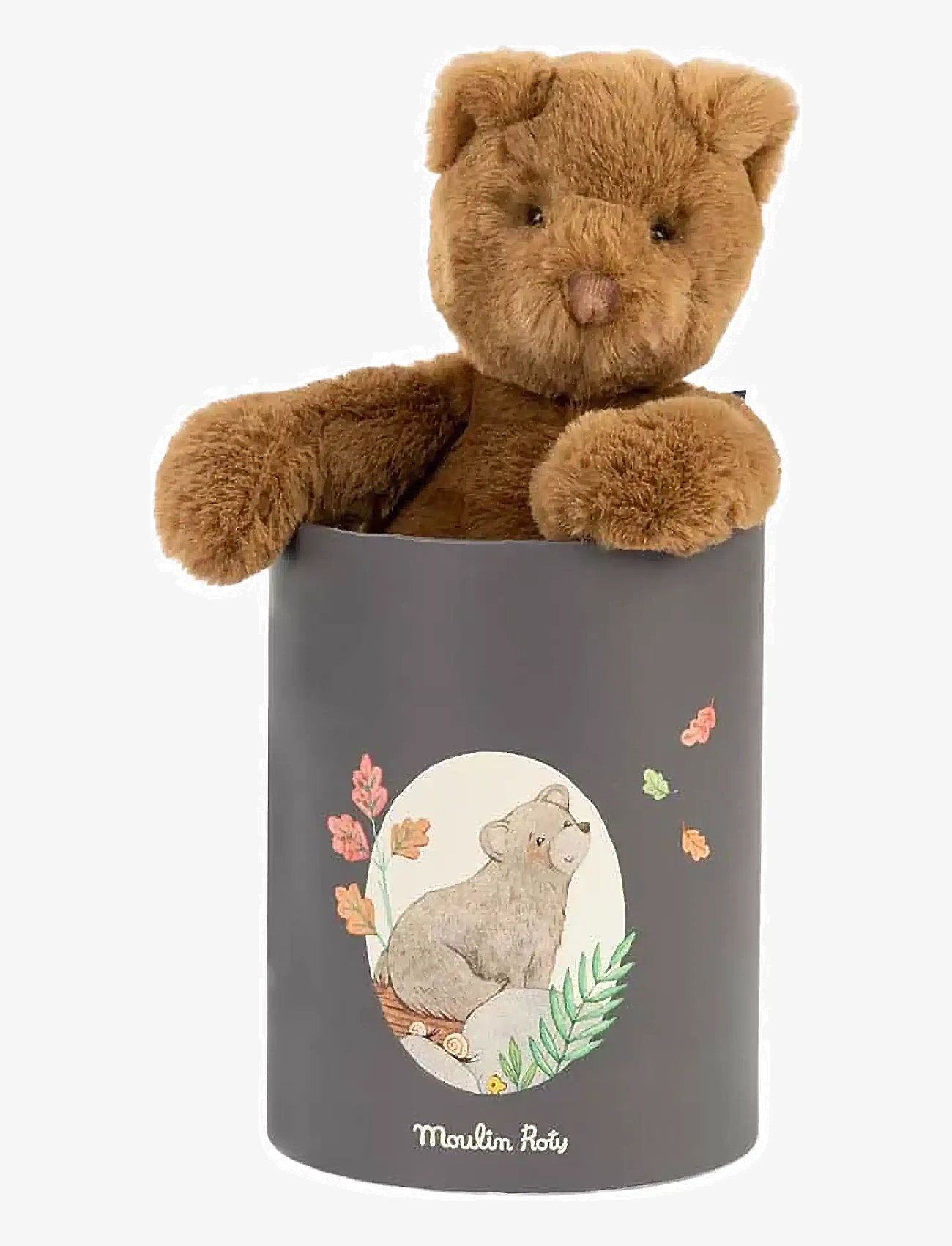 Moulin Roty - Arthur the Bear 28 cm - Arthur & Louison - tøjdyr - brown - 0