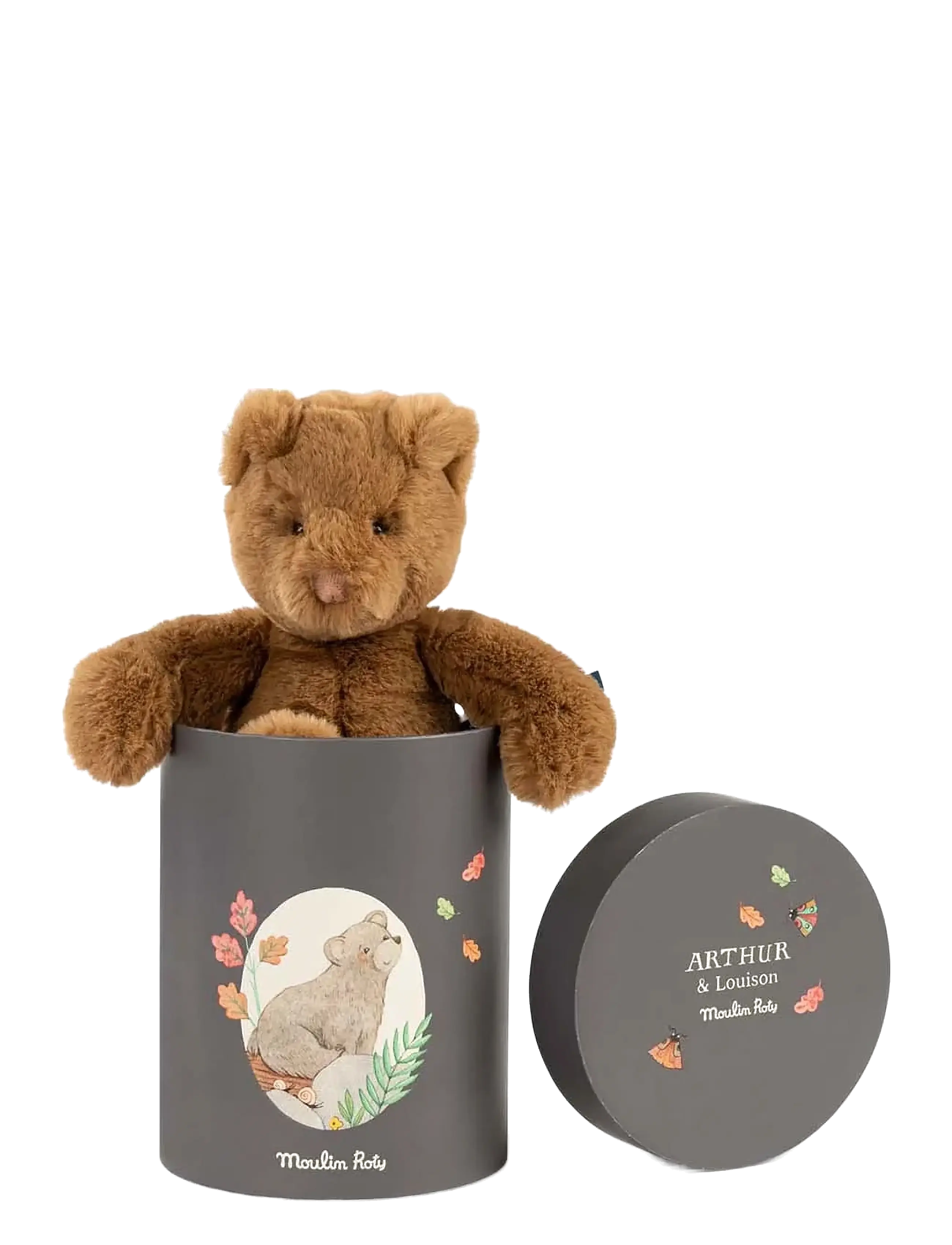 Moulin Roty - Arthur the Bear 28 cm - Arthur & Louison - gosedjur - brown - 1
