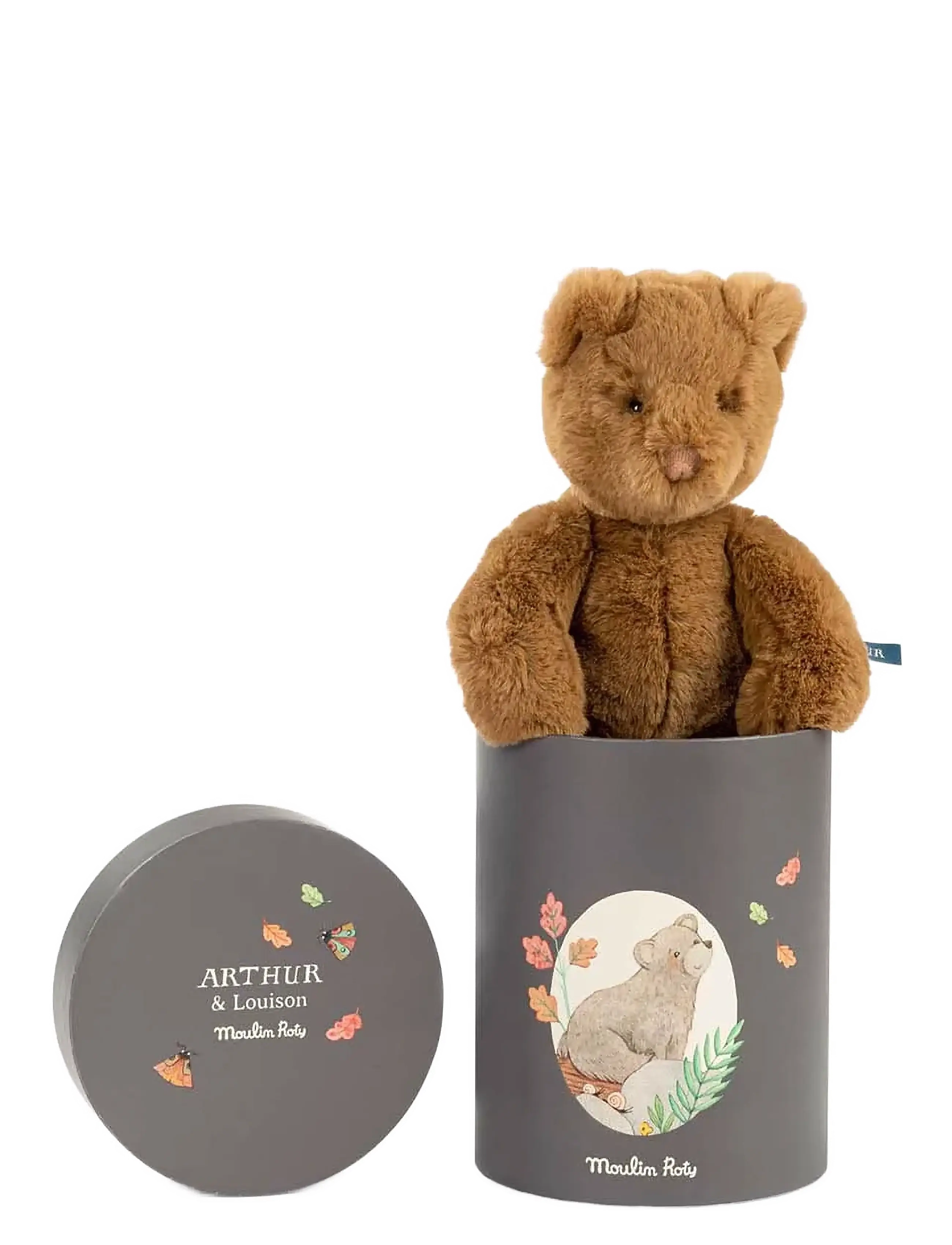 Moulin Roty - Arthur the Bear 28 cm - Arthur & Louison - gosedjur - brown - 2