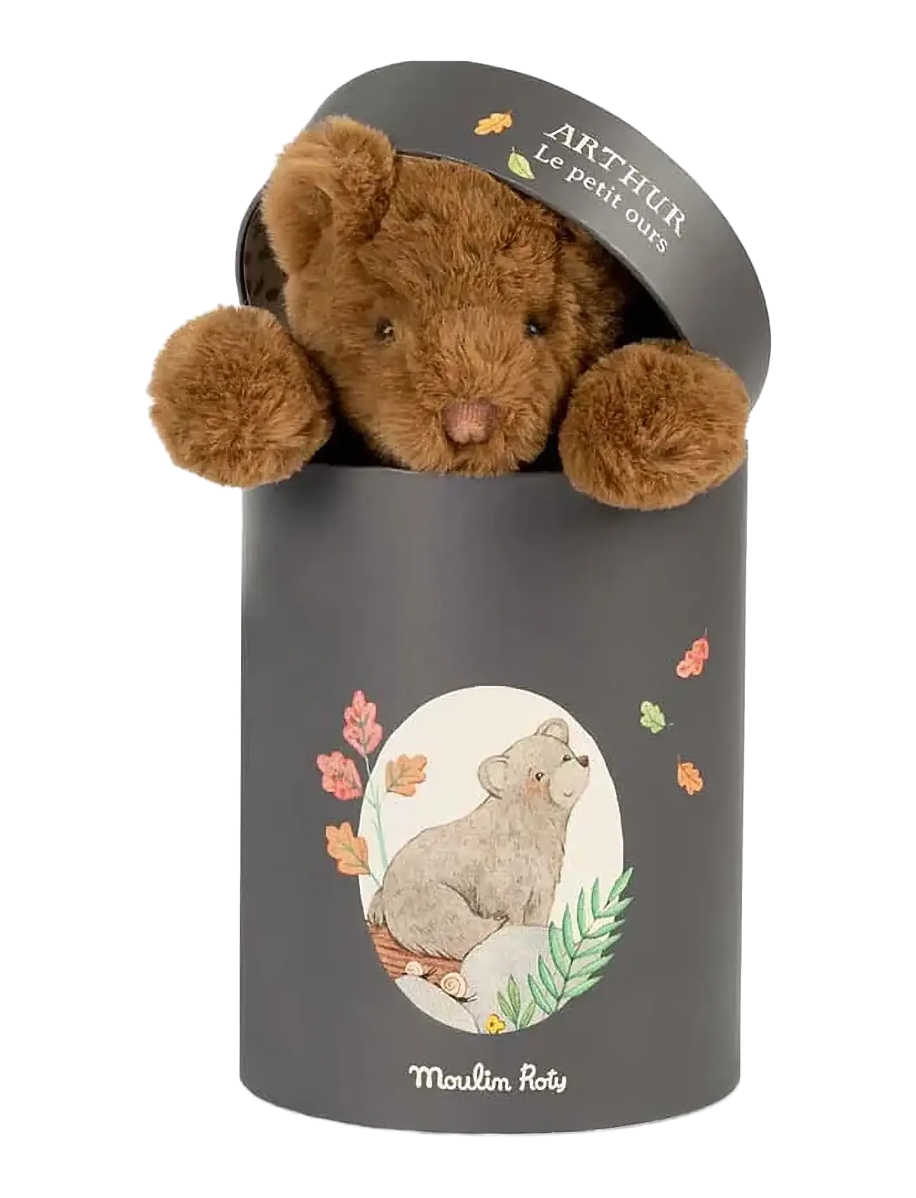 Moulin Roty - Arthur the Bear 28 cm - Arthur & Louison - gosedjur - brown - 3