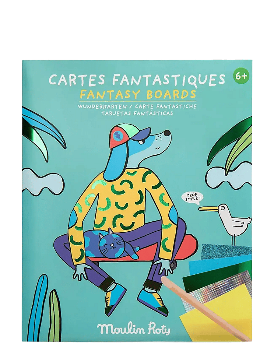 Moulin Roty - Fantasy Boards - Les Loufoques - pysselset - mint - 1