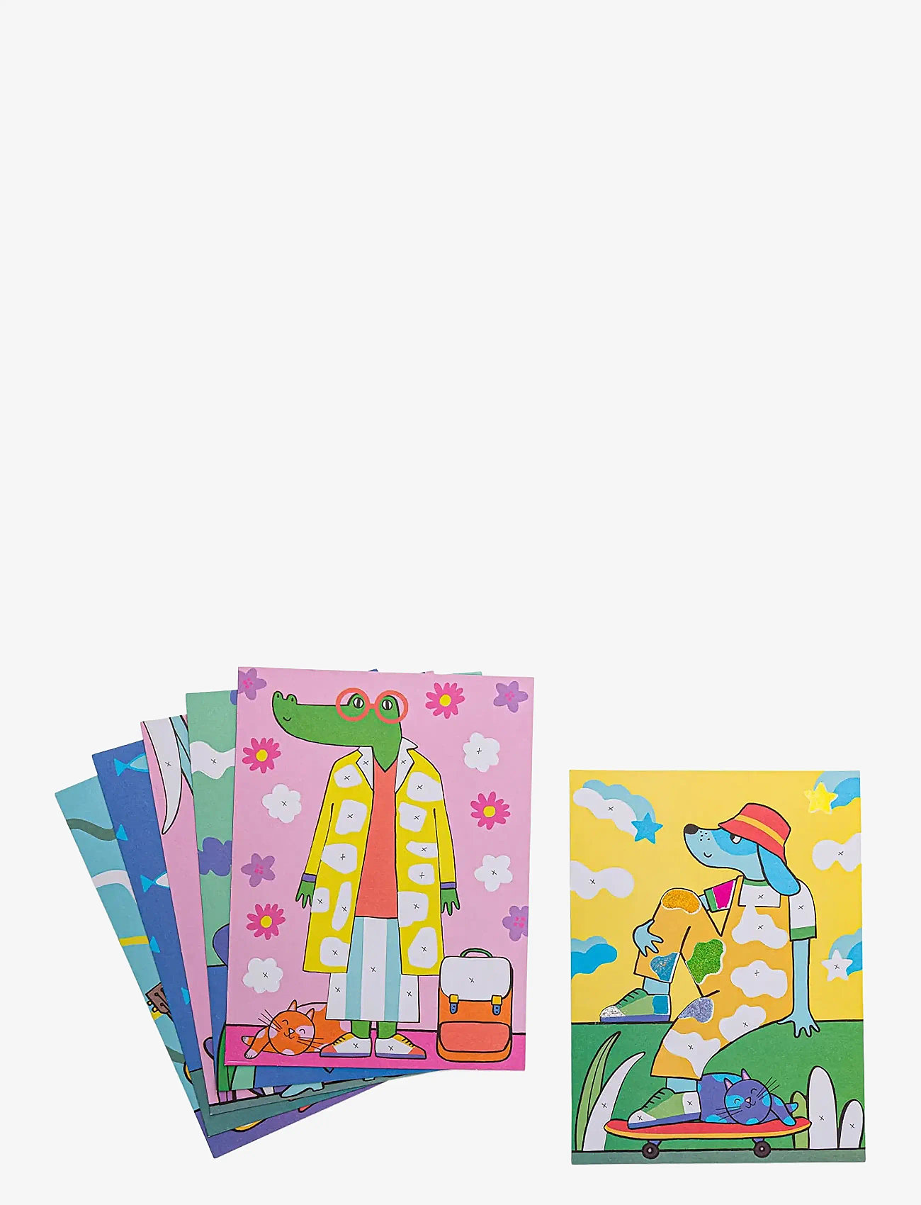 Moulin Roty - Fantasy Boards - Les Loufoques - kreasæt - mint - 2