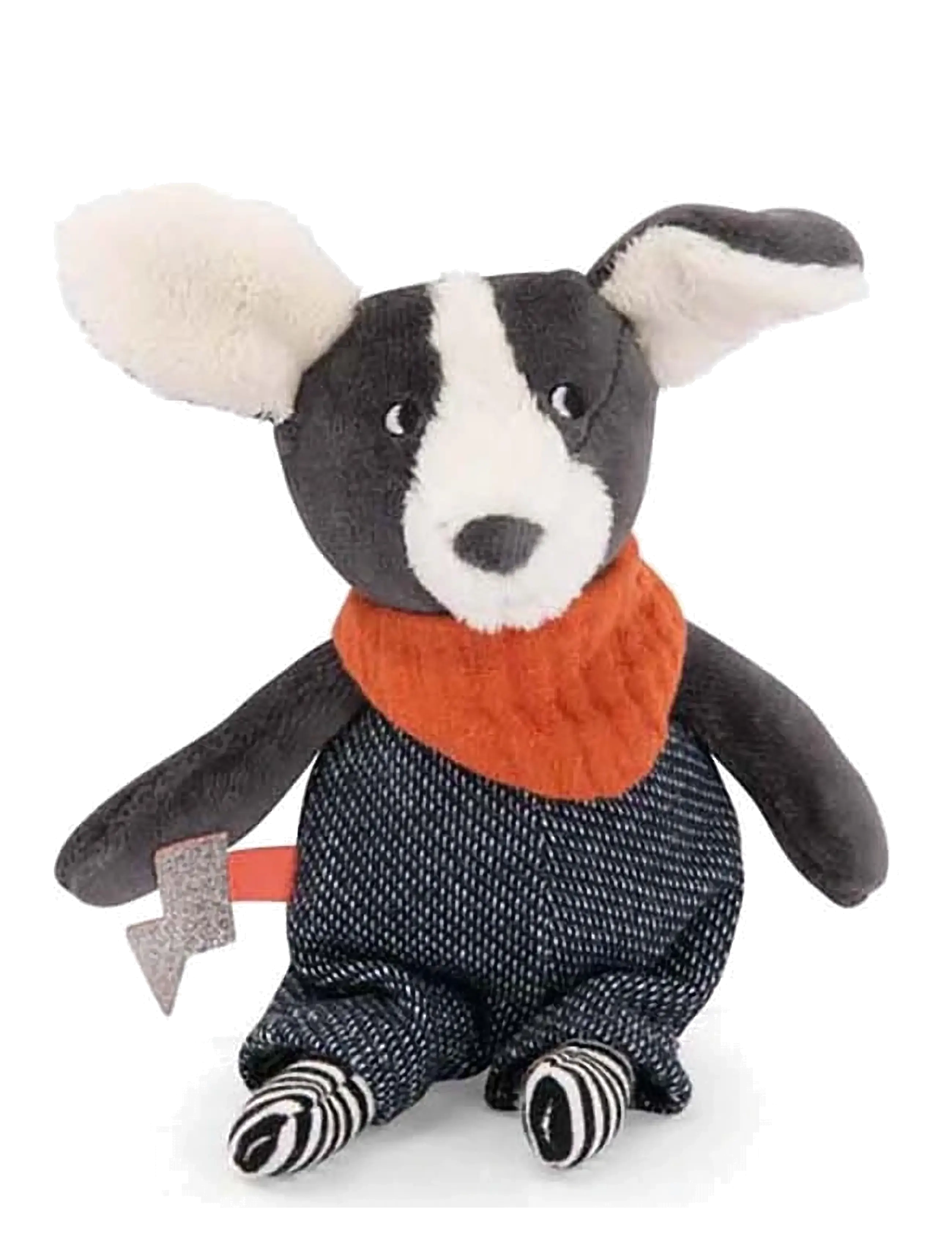 Moulin Roty - Puce the Dog 20 cm - Puce & Pilou - tøjdyr - blue - 1
