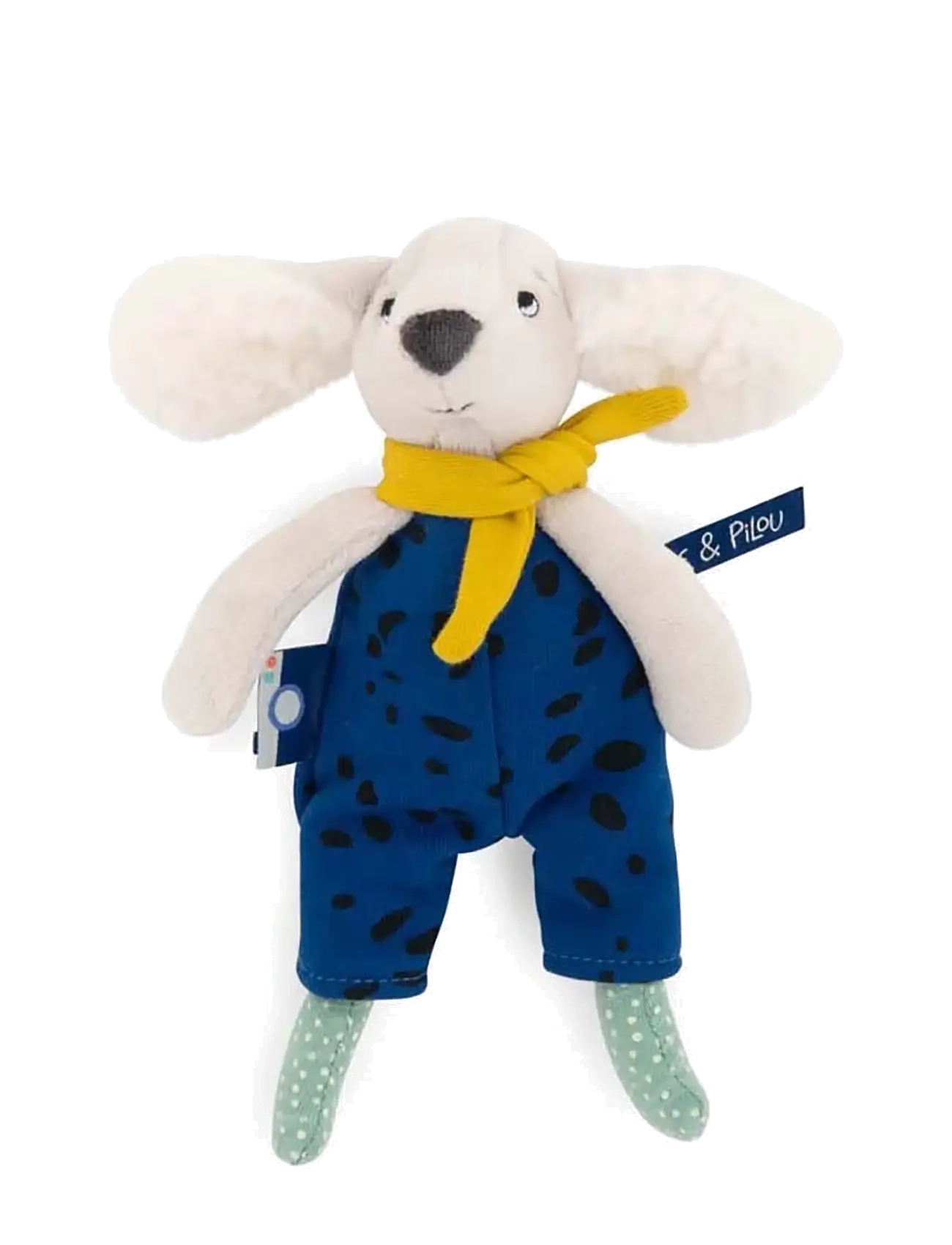 Moulin Roty Pilou The Dog 20 cm - Puce & Pilou, One Size, Blue, Soft Legetøj > Stuffed Animals, Børn