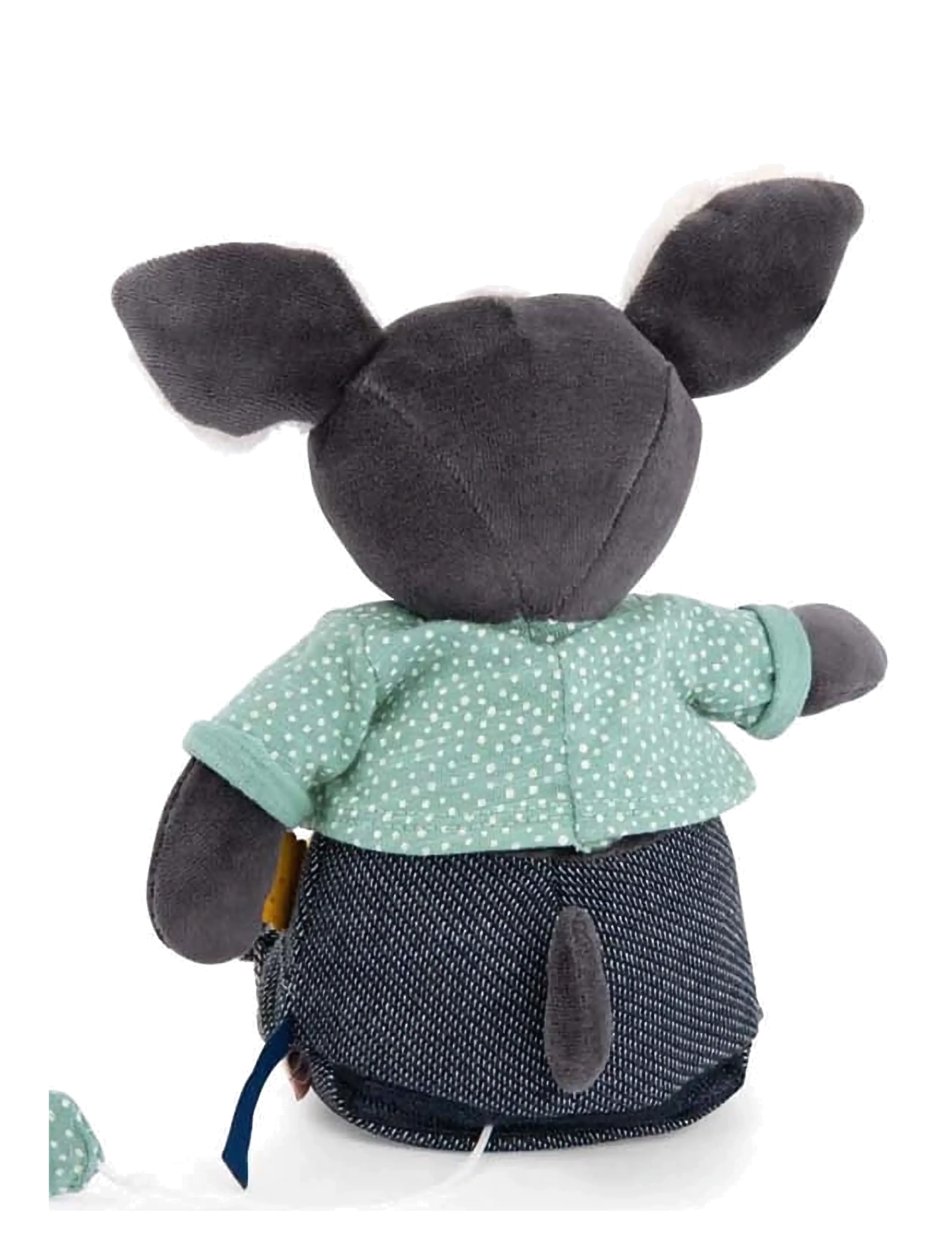 Moulin Roty - Musical Plush - Puce the Dog 27 cm - Puce & Pilou - musikalske plysdyr - multi - 1