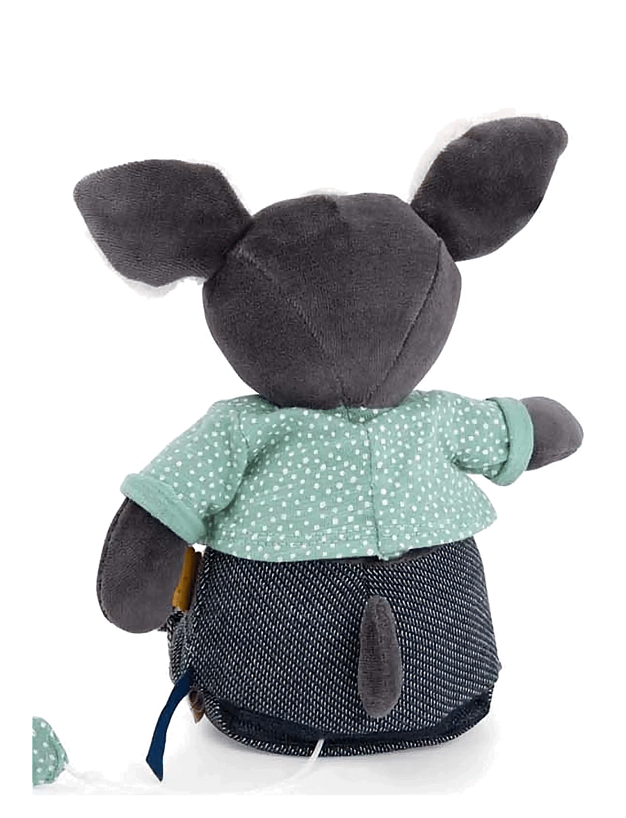 Moulin Roty - Musical Plush - Puce the Dog 27 cm - Puce & Pilou - musikalske plysdyr - multi - 1