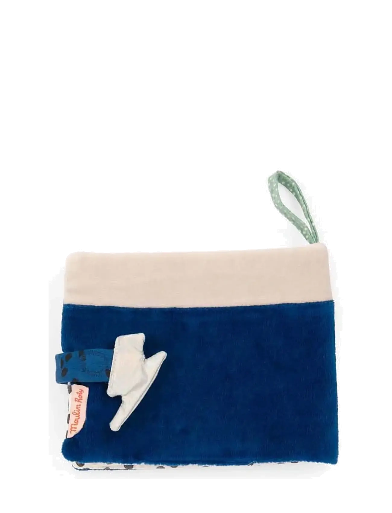 Moulin Roty - Soft Photo Album - Puce & Pilou - interaktiva leksaker - blue - 2