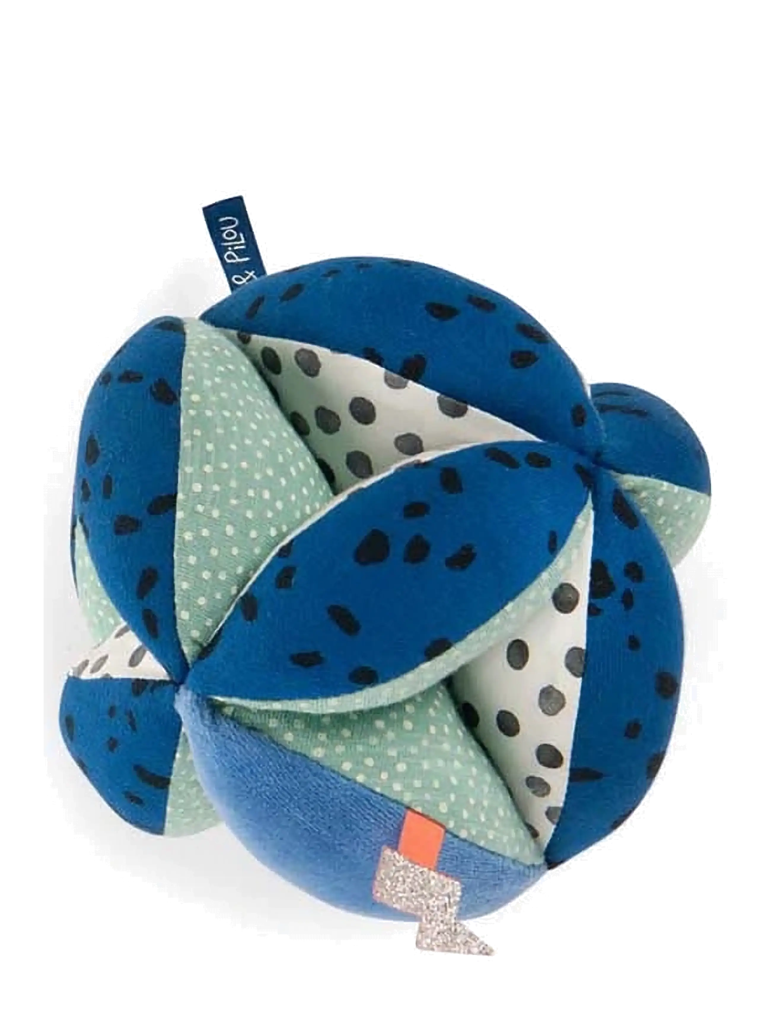 Moulin Roty Sensory Ball - Puce & Pilou - STEAM-legetøj - BLUE / blue
