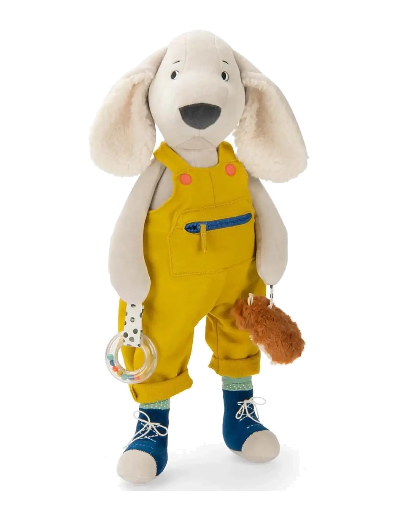 Moulin Roty Activity Toy Pilou The Dog 56 Cm Puce & Pilou, Børn, Interactive Legetøj, Gul, Str: ONE SIZE