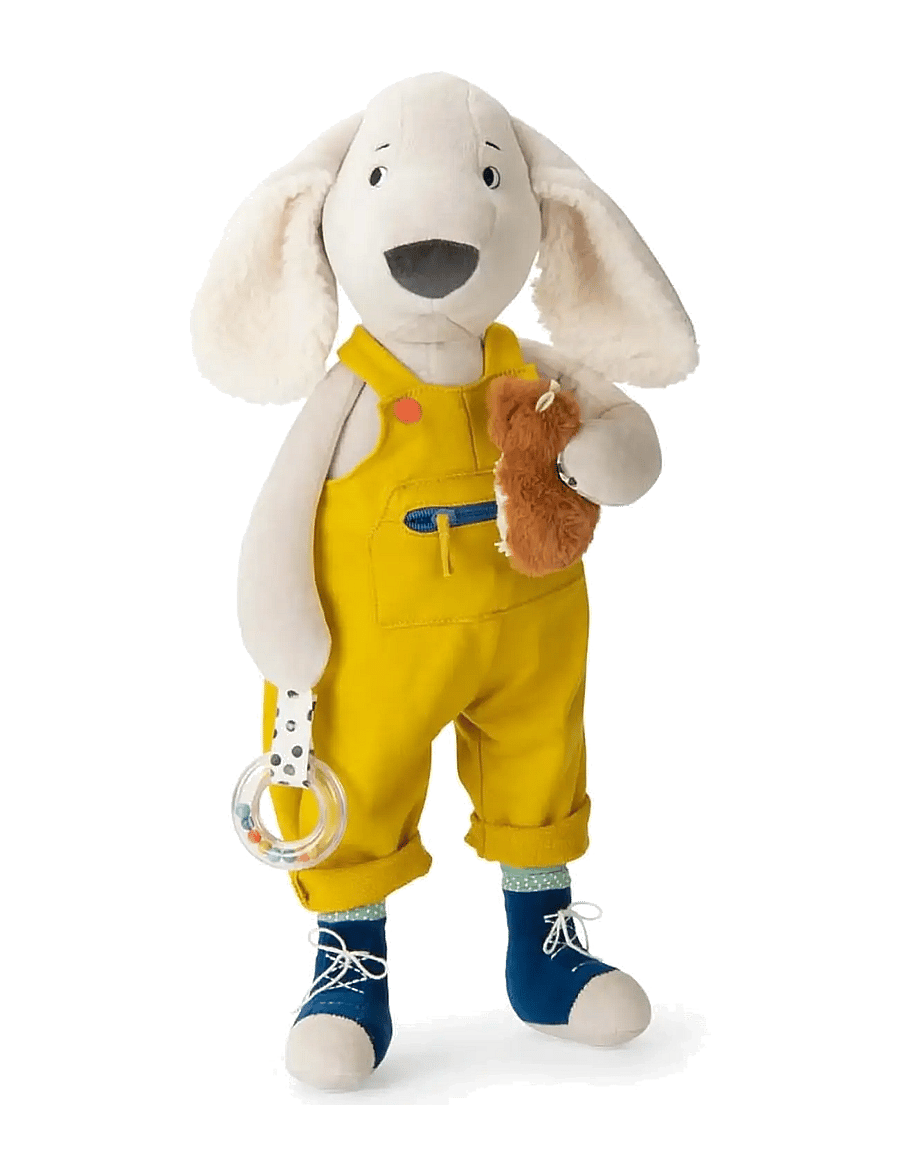 Moulin Roty - Activity Toy - Pilou the Dog 56 cm - Puce & Pilou - interaktivt legetøj - yellow - 3
