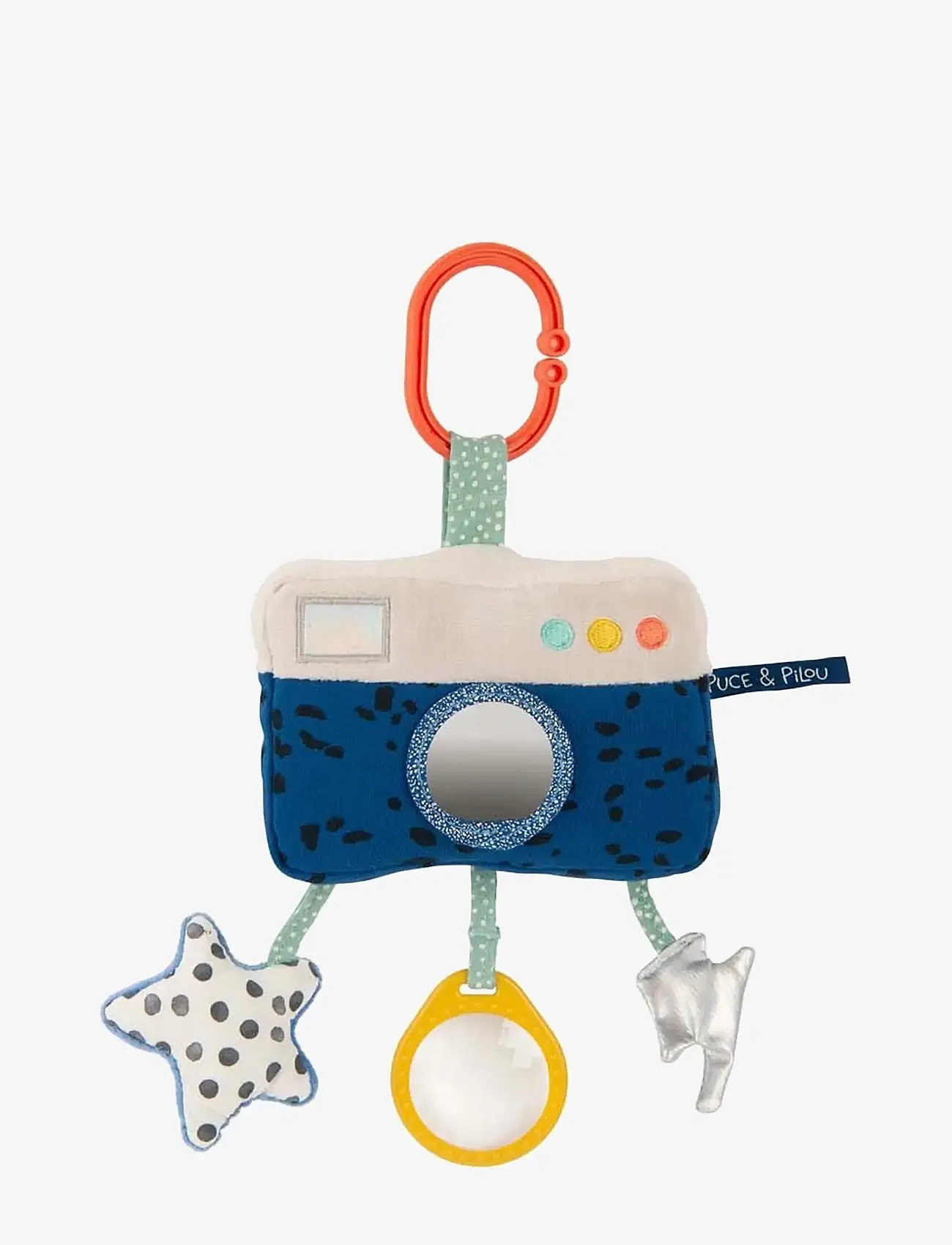 Moulin Roty - Hanging Activity Toy - Camera - Puce & Pilou - interaktivt legetøj - blue - 1