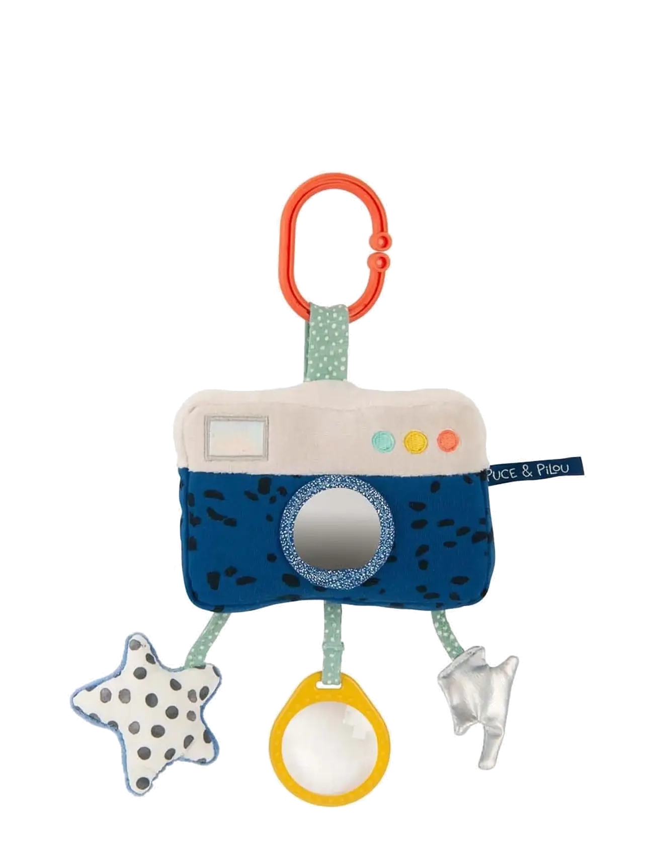 Moulin Roty - Hanging Activity Toy - Camera - Puce & Pilou - interaktiva leksaker - blue - 1