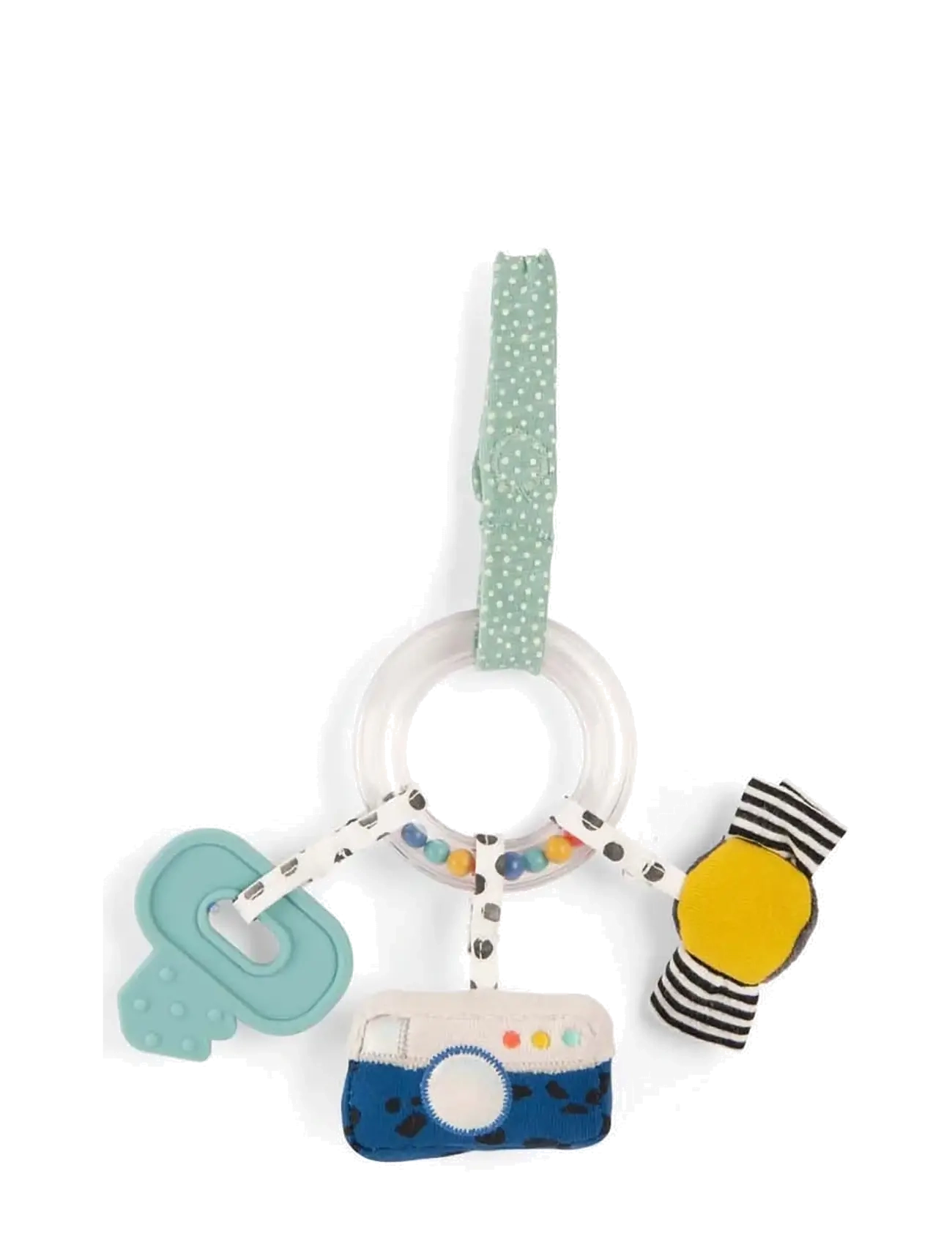 Moulin Roty Activity Toy Ring With Teether Puce & Pilou, Børn, Teething Legetøj, Grøn, Str: ONE SIZE