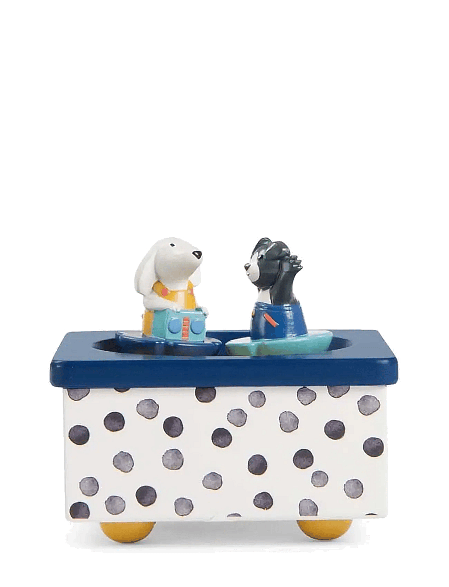 Moulin Roty - Musical Box - Puce & Pilou - dekorationsdetaljer - blue - 1