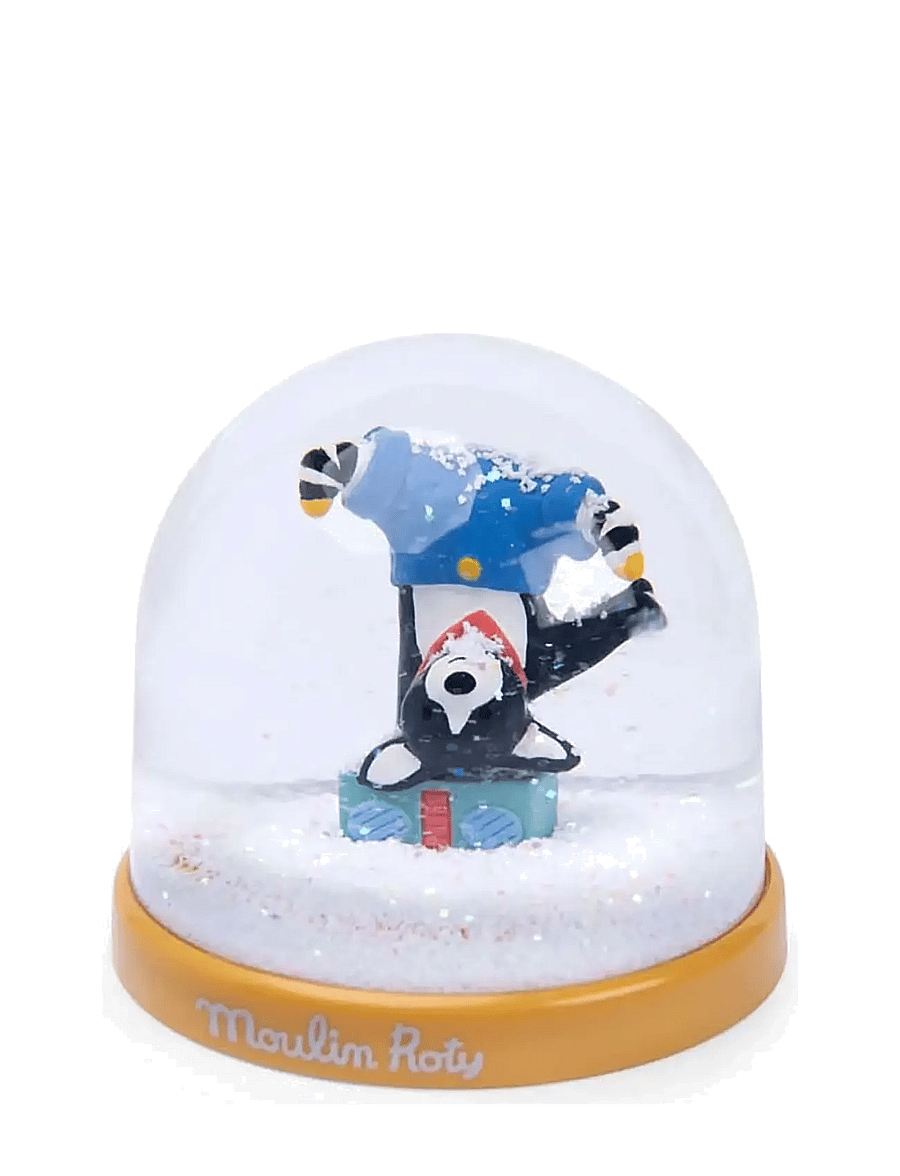 Moulin Roty - Snow Globe - Puce the Dog - Puce & Pilou - dekorationsdetaljer - white - 1
