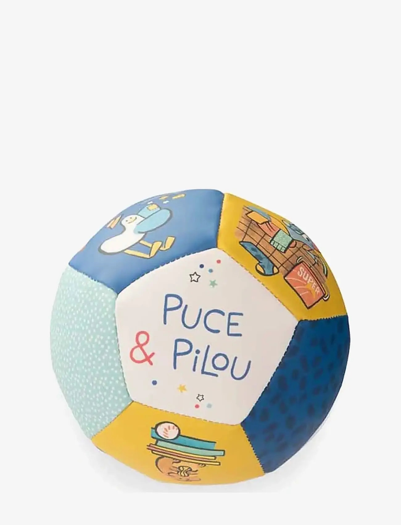 Moulin Roty - Soft ball Puce & Pilou - interaktiva leksaker - multi - 0