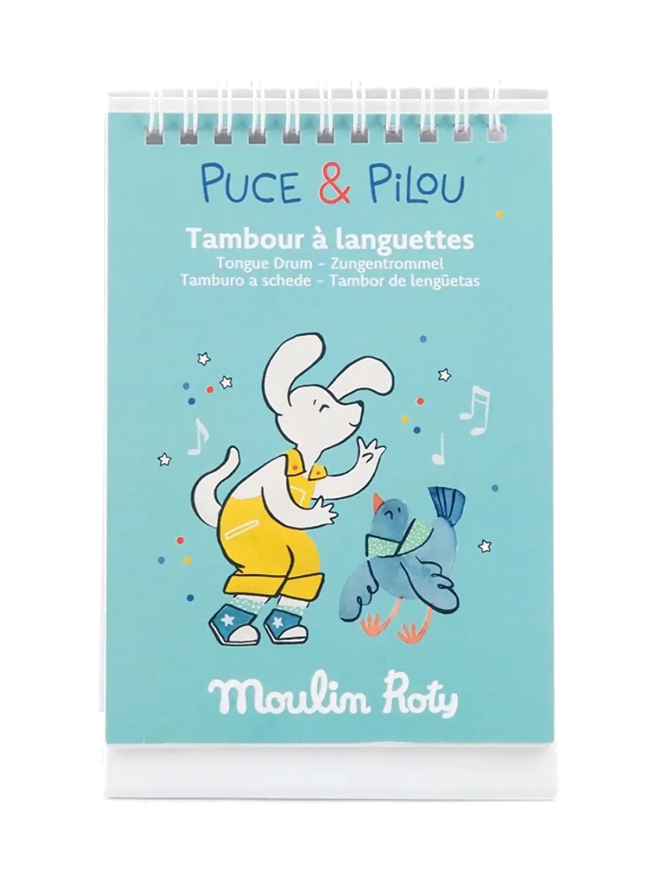 Moulin Roty - Tongue Drum - Puce & Pilou - musikinstrumenter - mint - 3