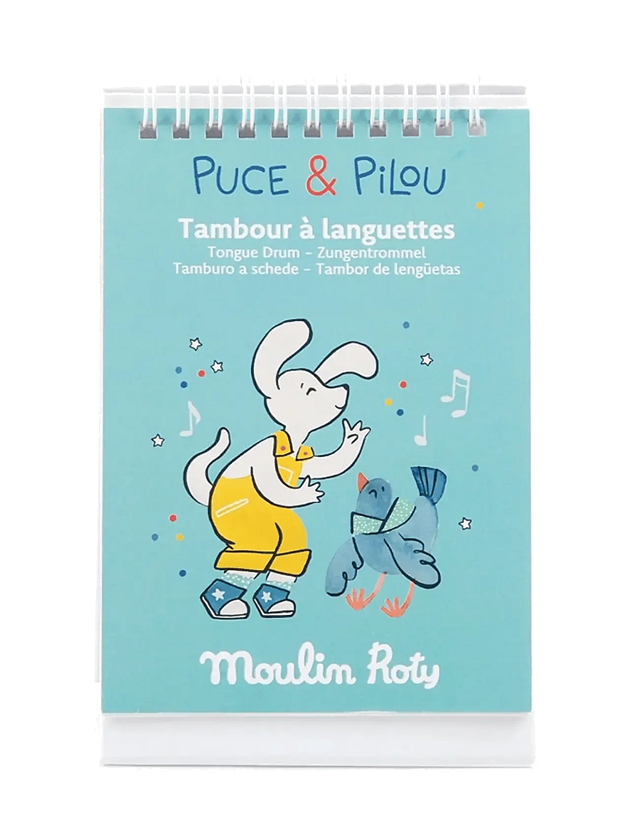 Moulin Roty - Tongue Drum - Puce & Pilou - musikinstrument - mint - 3