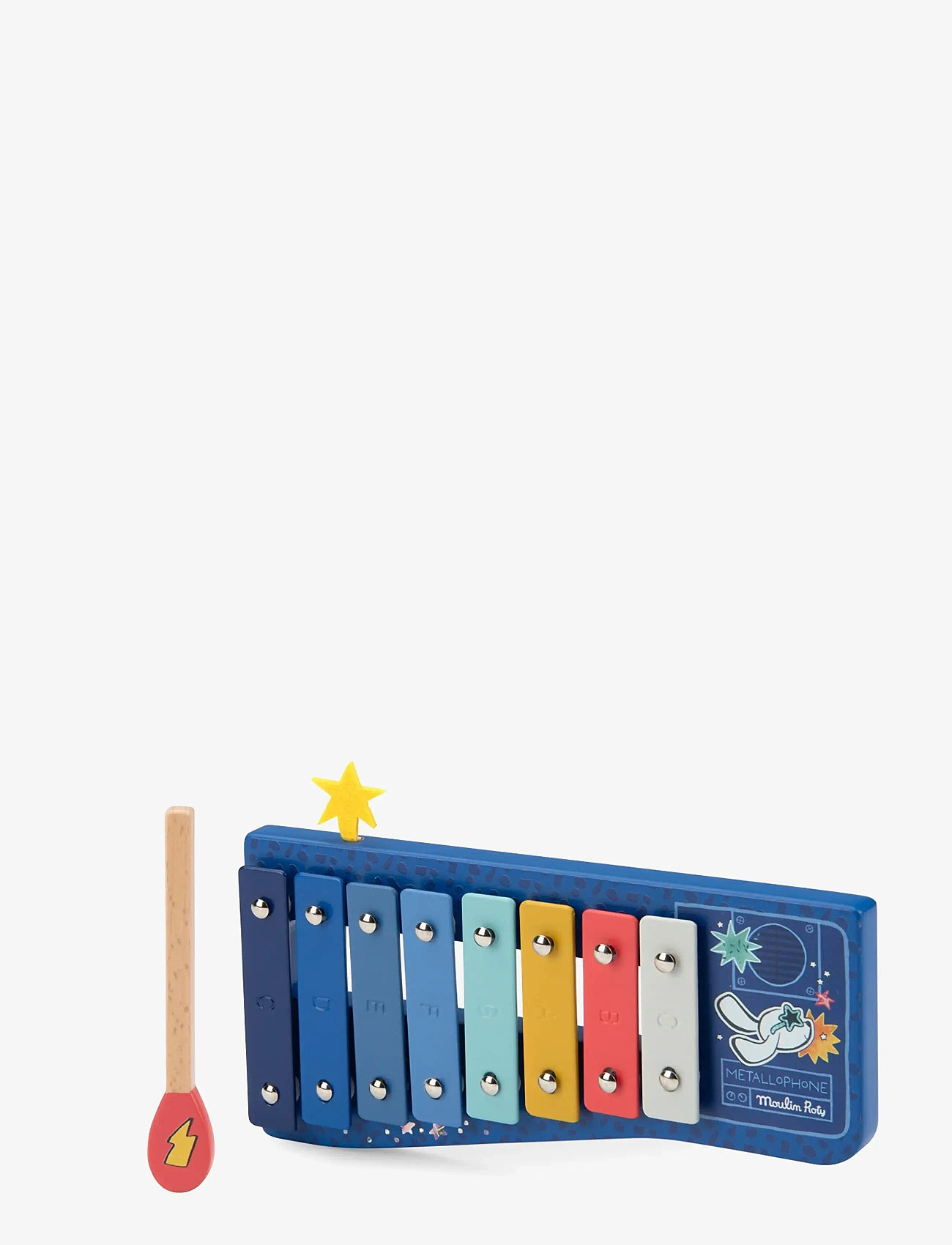Moulin Roty - Xylophone - Puce & Pilou - musical instruments - blue - 1