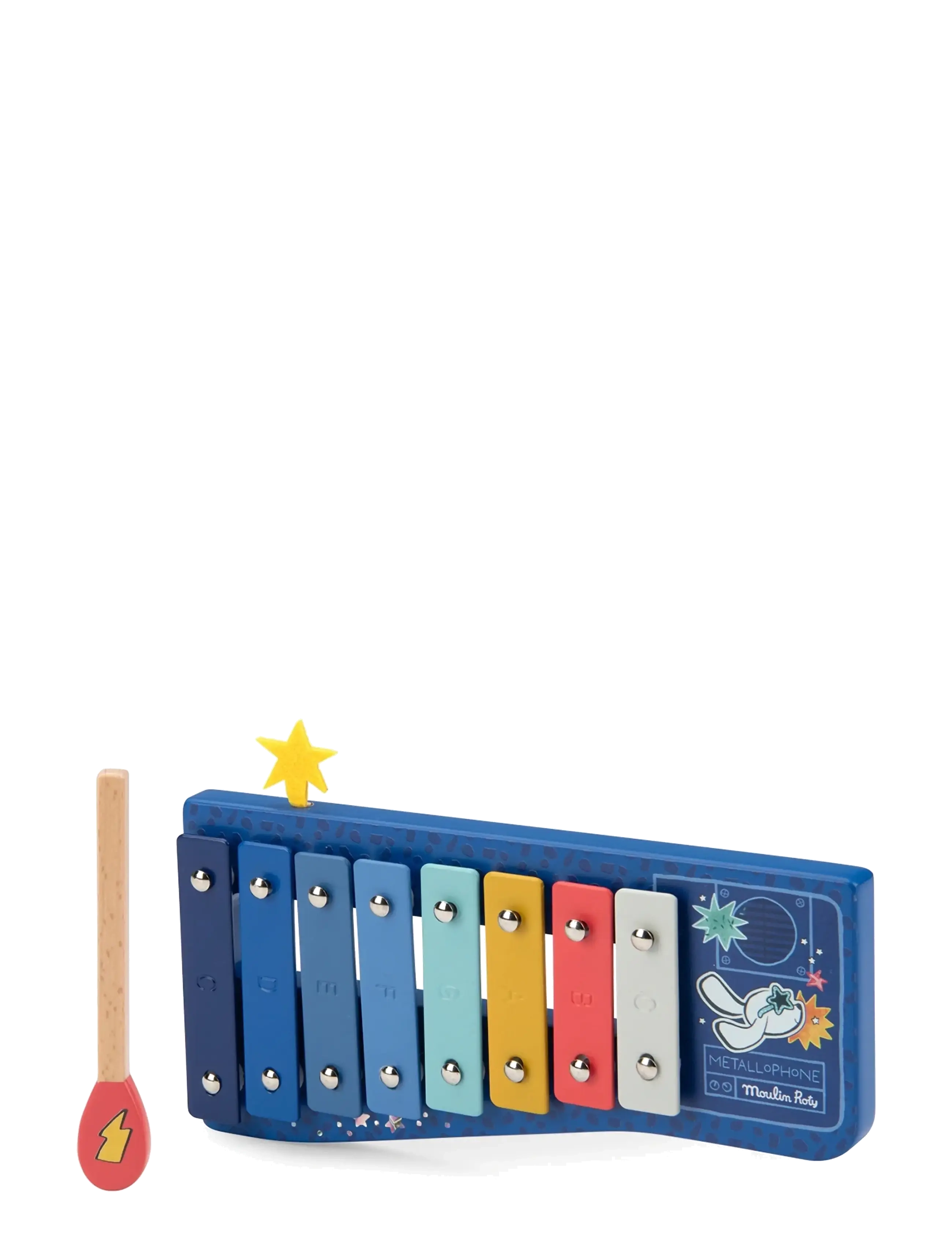 Moulin Roty - Xylophone - Puce & Pilou - hljóðfæri - blue - 1